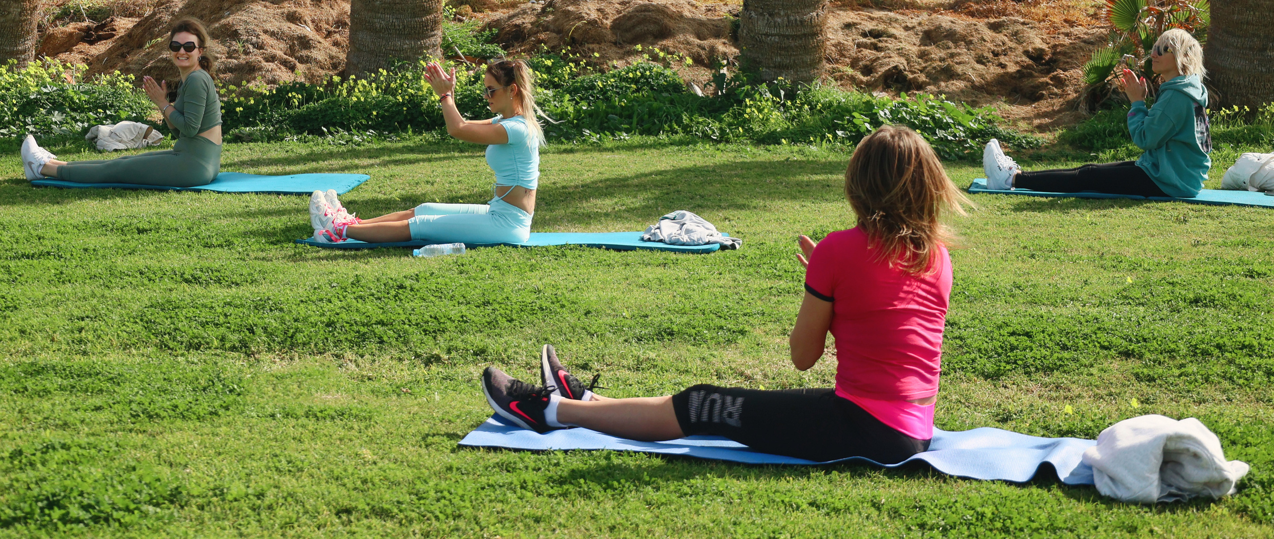 Съемка для фитнес-туров на Кипр. Февраль, 2022. Cyprus Vision. Φωτογραφίες και βίντεο στην Κύπρο — Αγία Νάπα, Πρωταράς