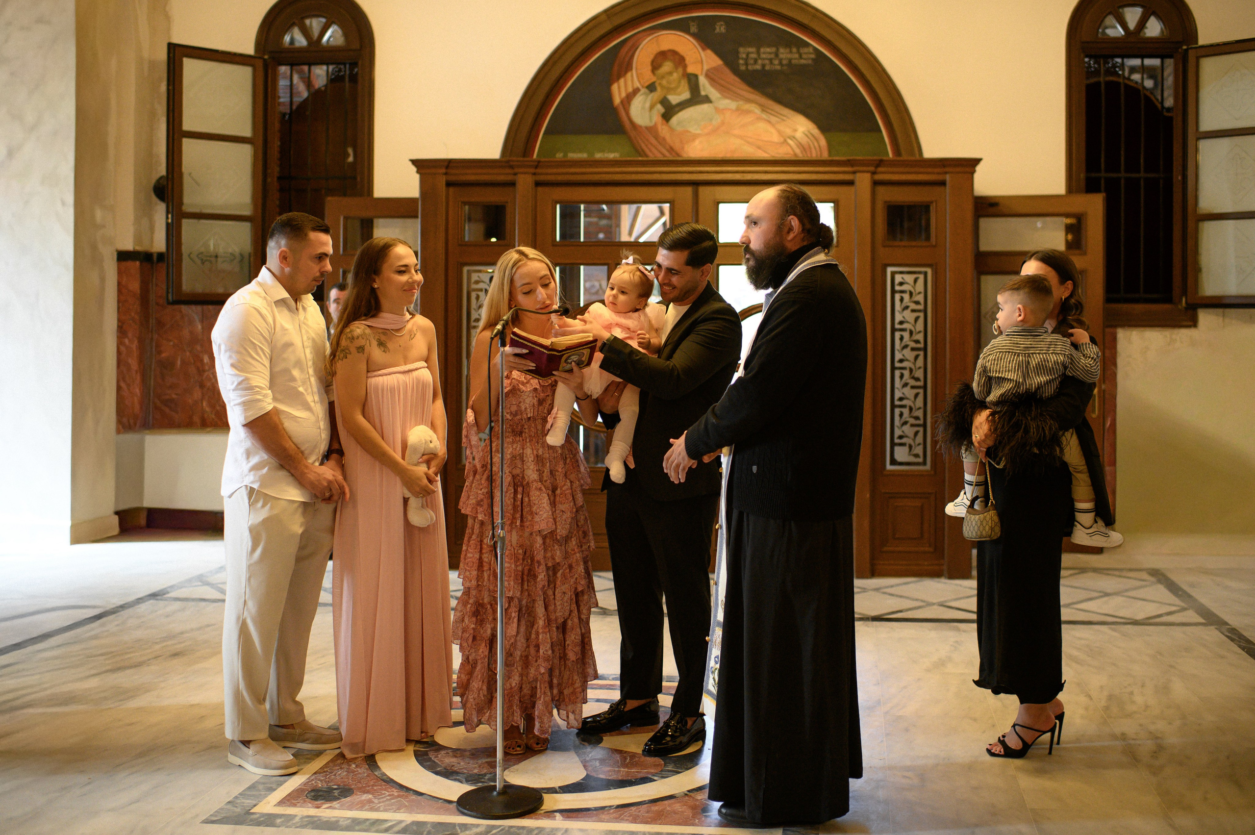 Baptism Aleksandra-Olivia. Семейная, детская, портретная и предметная фотосъемка в Салониках