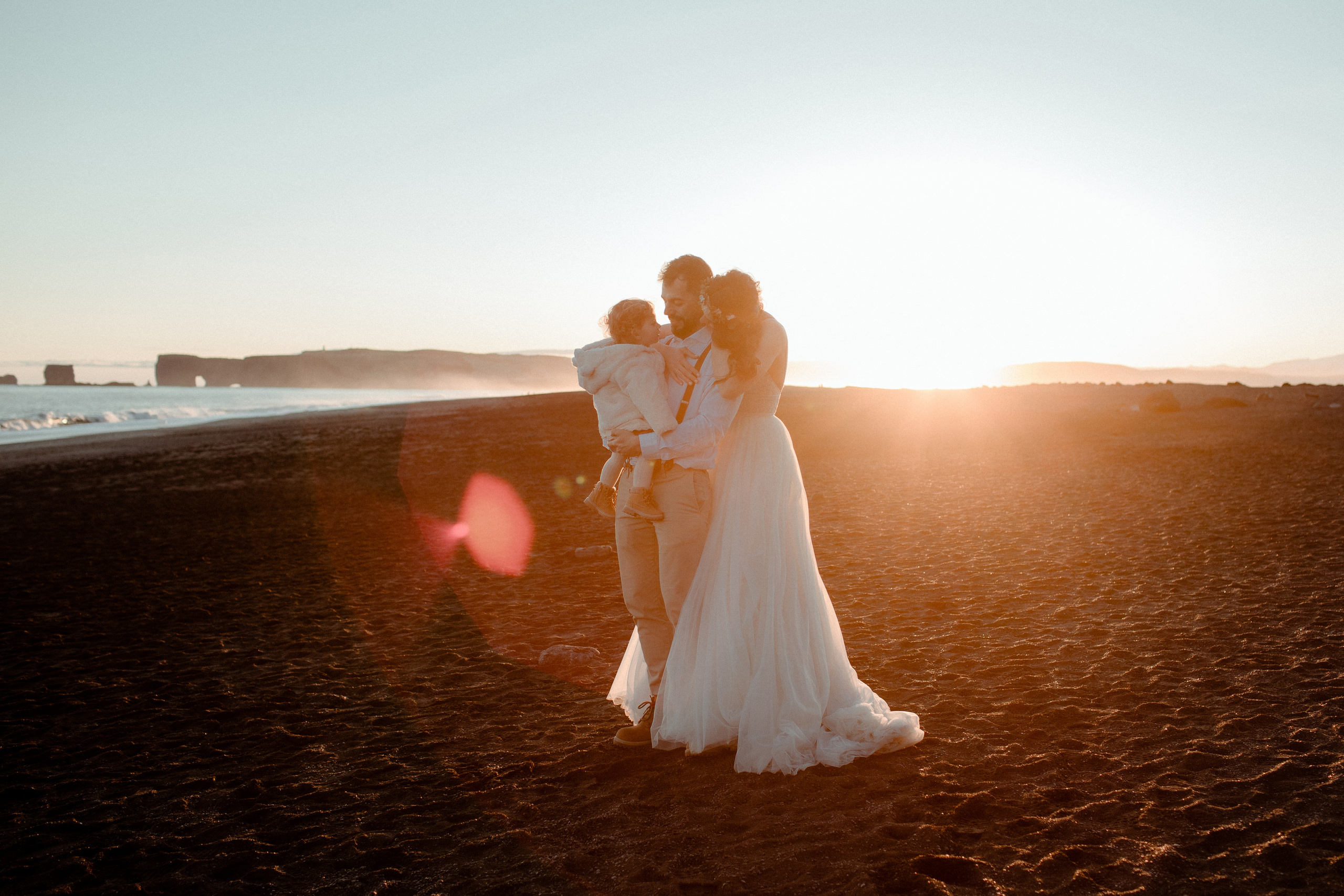 Southern Iceland Family Elopement. Iceland elopement photographer & videographer