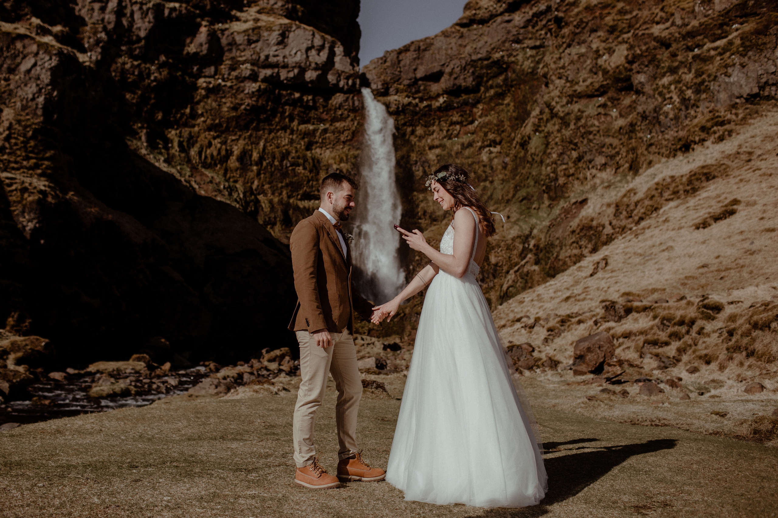 Southern Iceland Family Elopement. Iceland elopement photographer & videographer