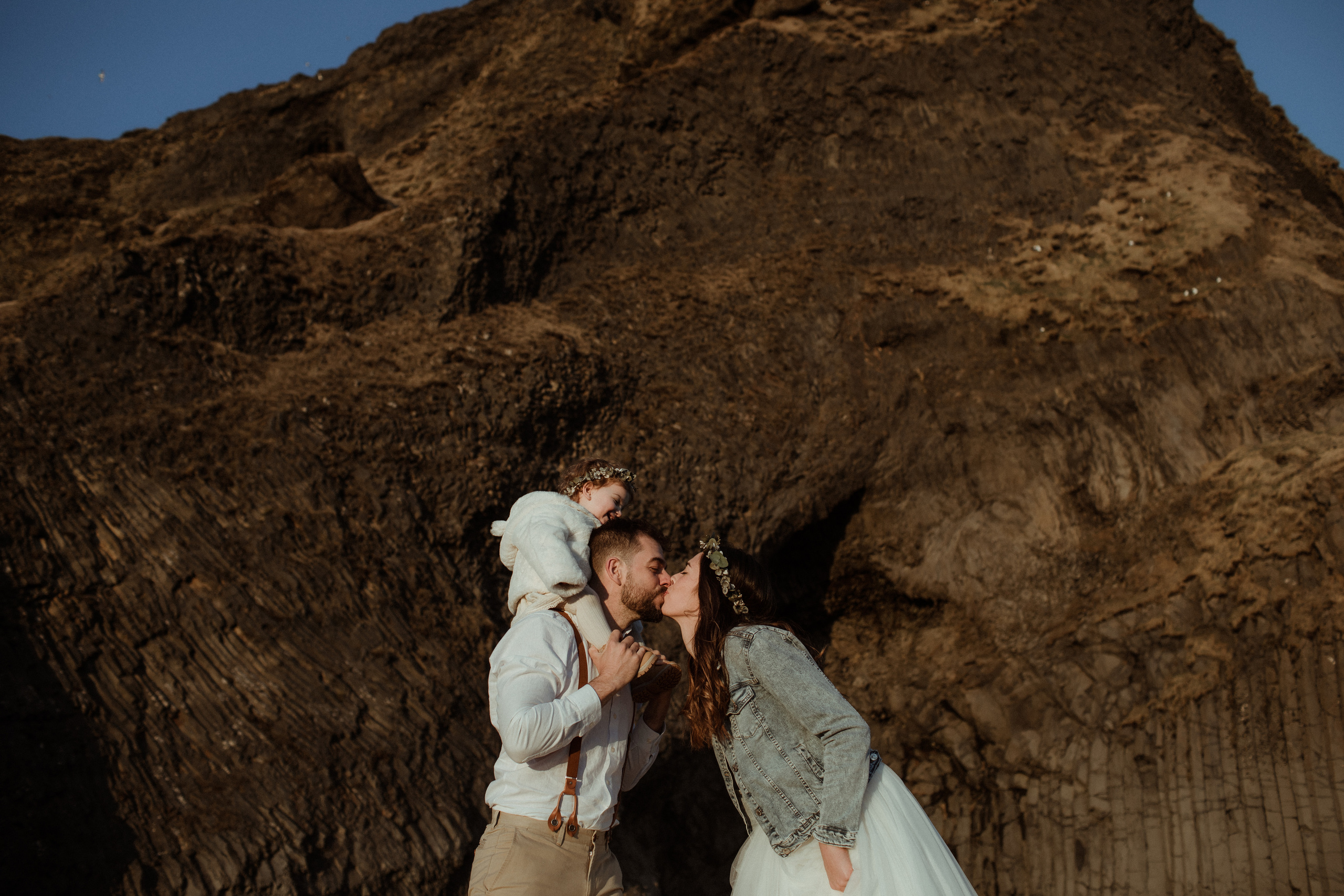Southern Iceland Family Elopement. Iceland elopement photographer & videographer