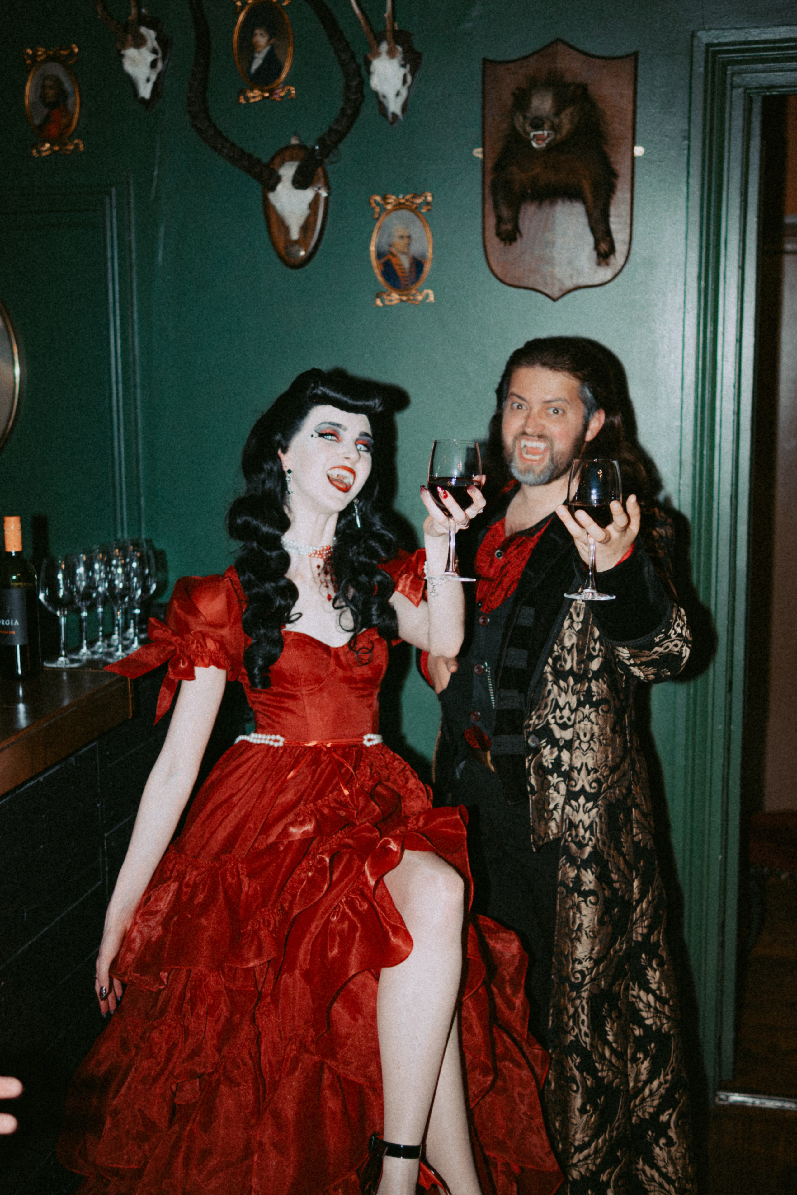 Vampire’s Dinner — Halloween Event Photography for “Gathered Realms”. Moth & Moss Photography