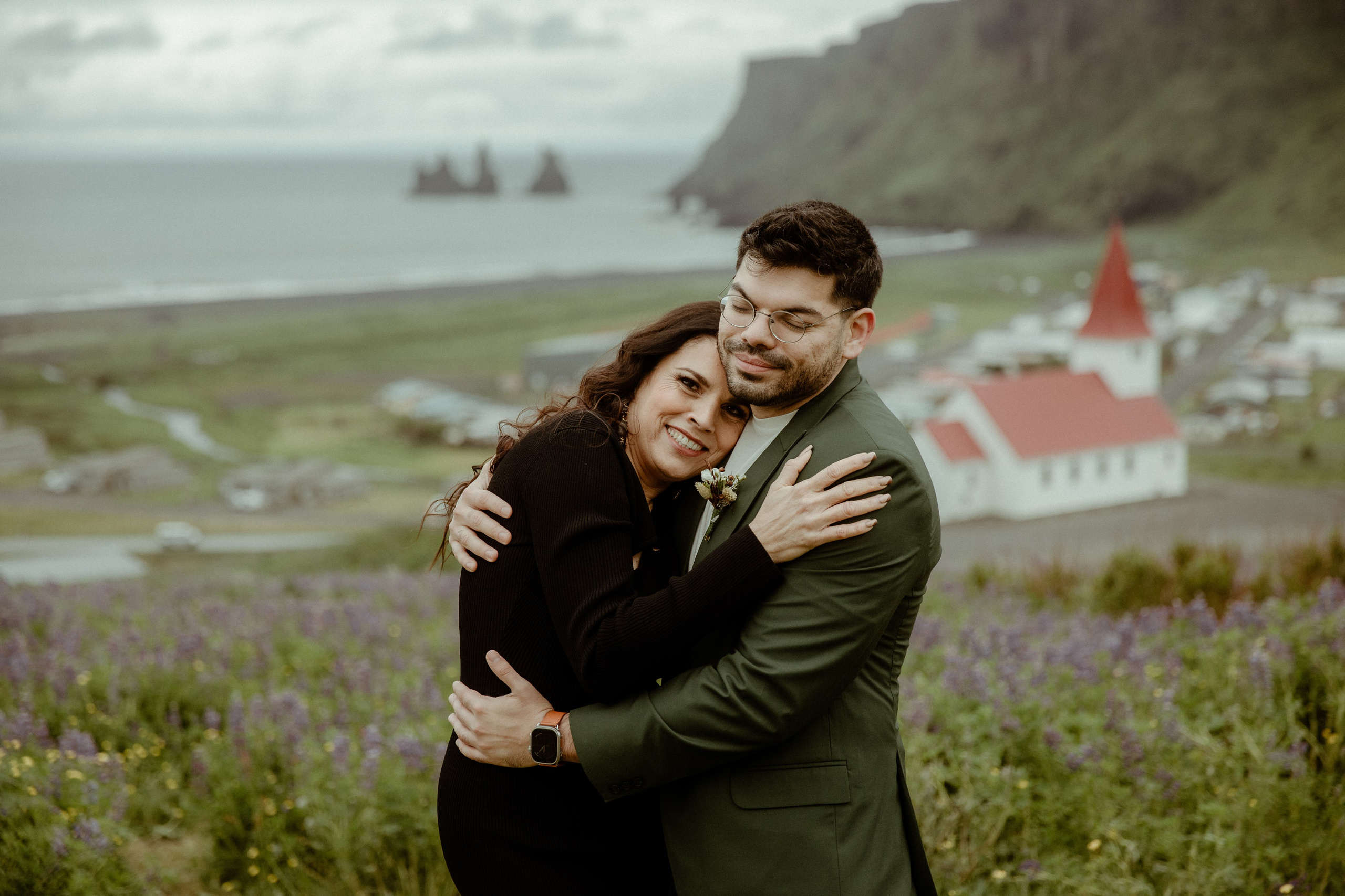 Elopement at Kvernufoss Waterfall. Iceland elopement photo and video | Nikolaichik Photo
