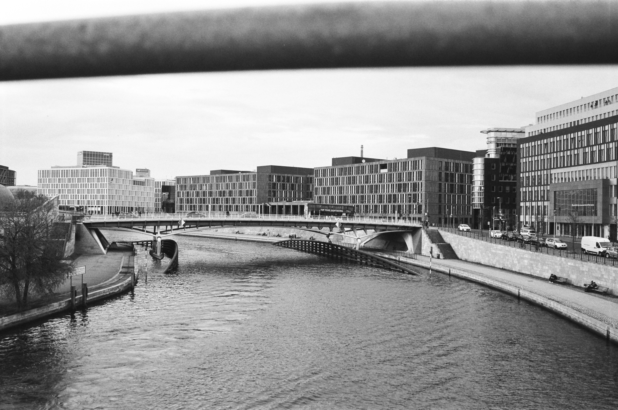 The Streets of Berlin in B&W