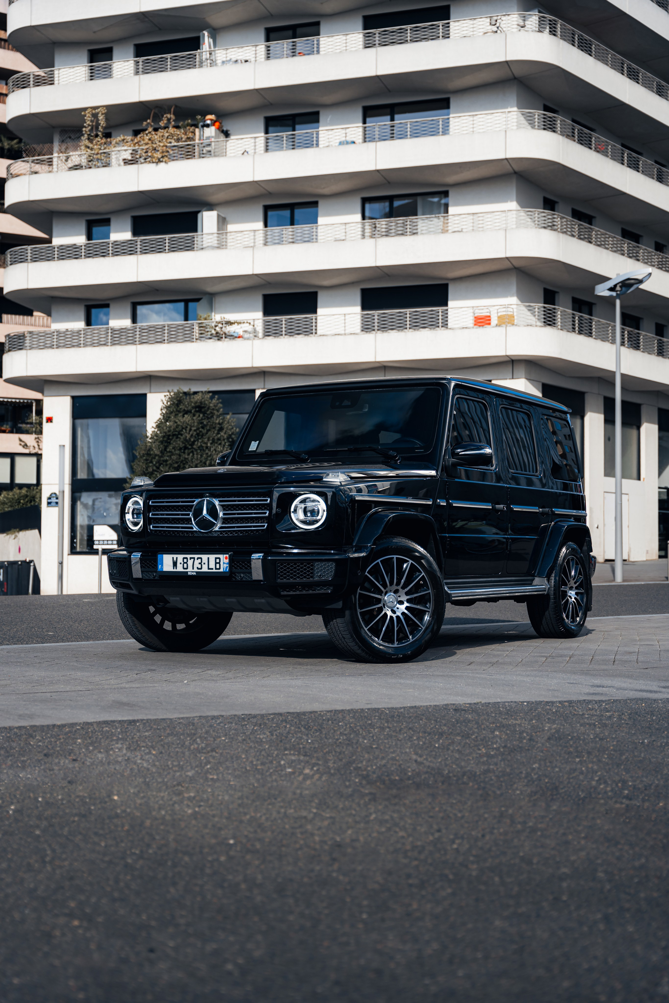 Mercedes-Benz G500. Photographe de voitures à Paris — Vitalii Motruk