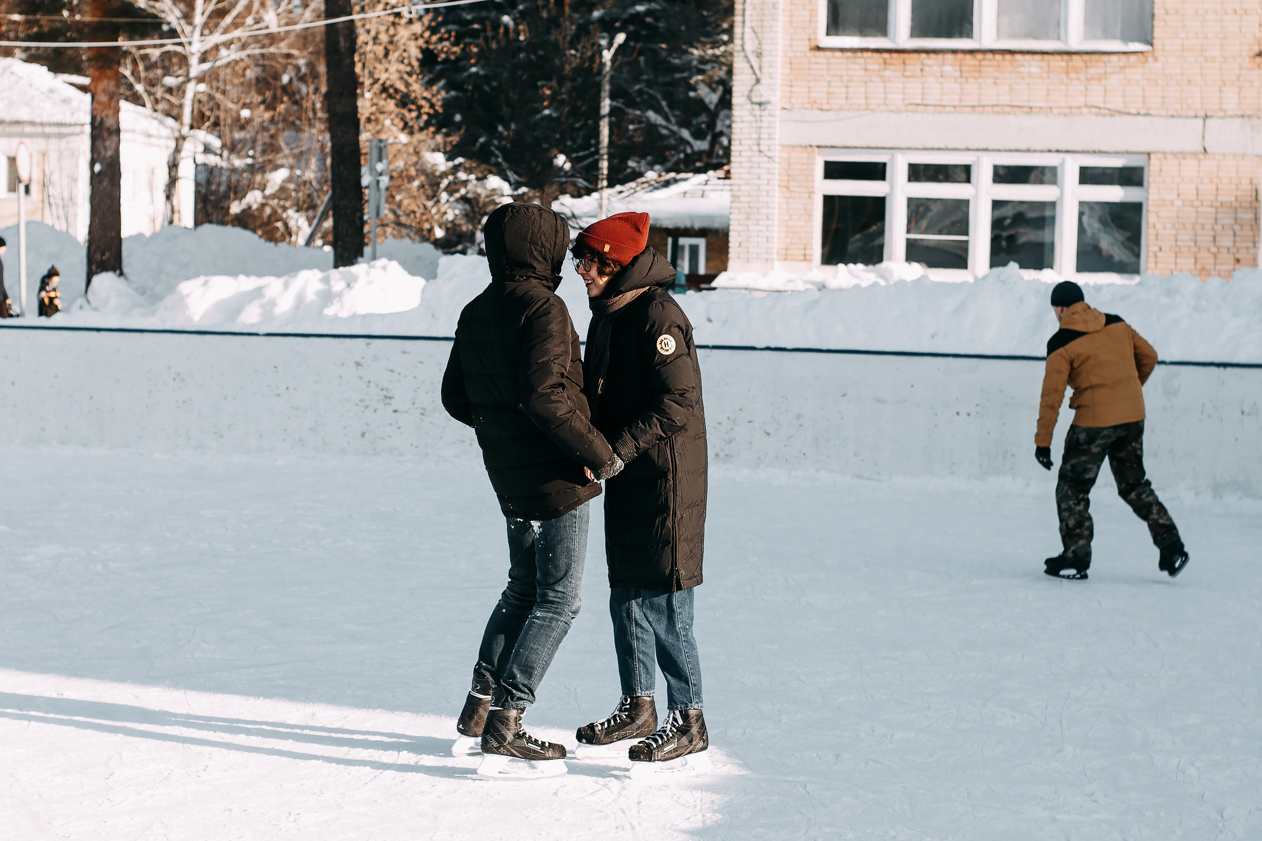 Ice rink. Wedding and portrait photographer in Beograd Ekaterina Makedonskaya