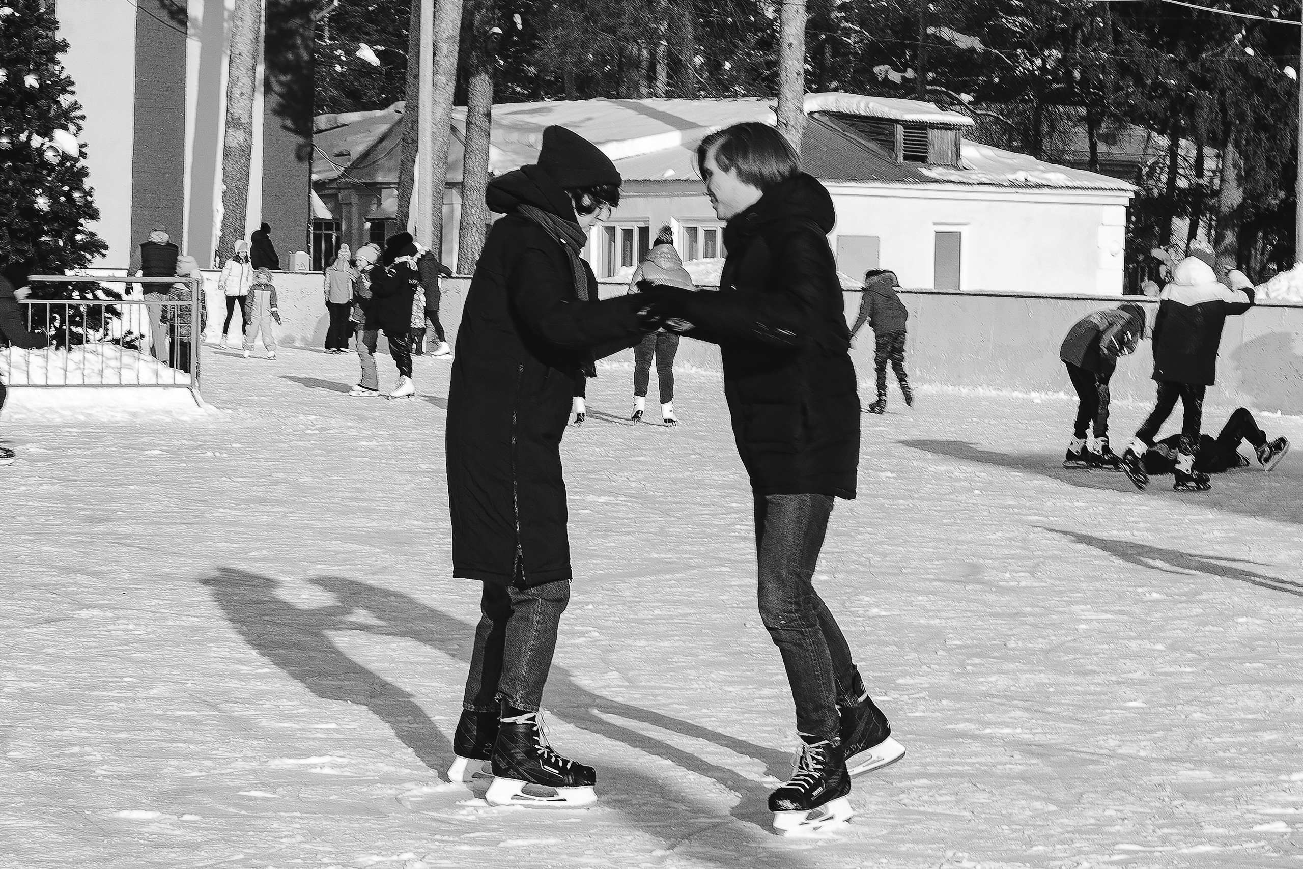 Ice rink. Wedding and portrait photographer in Beograd Ekaterina Makedonskaya