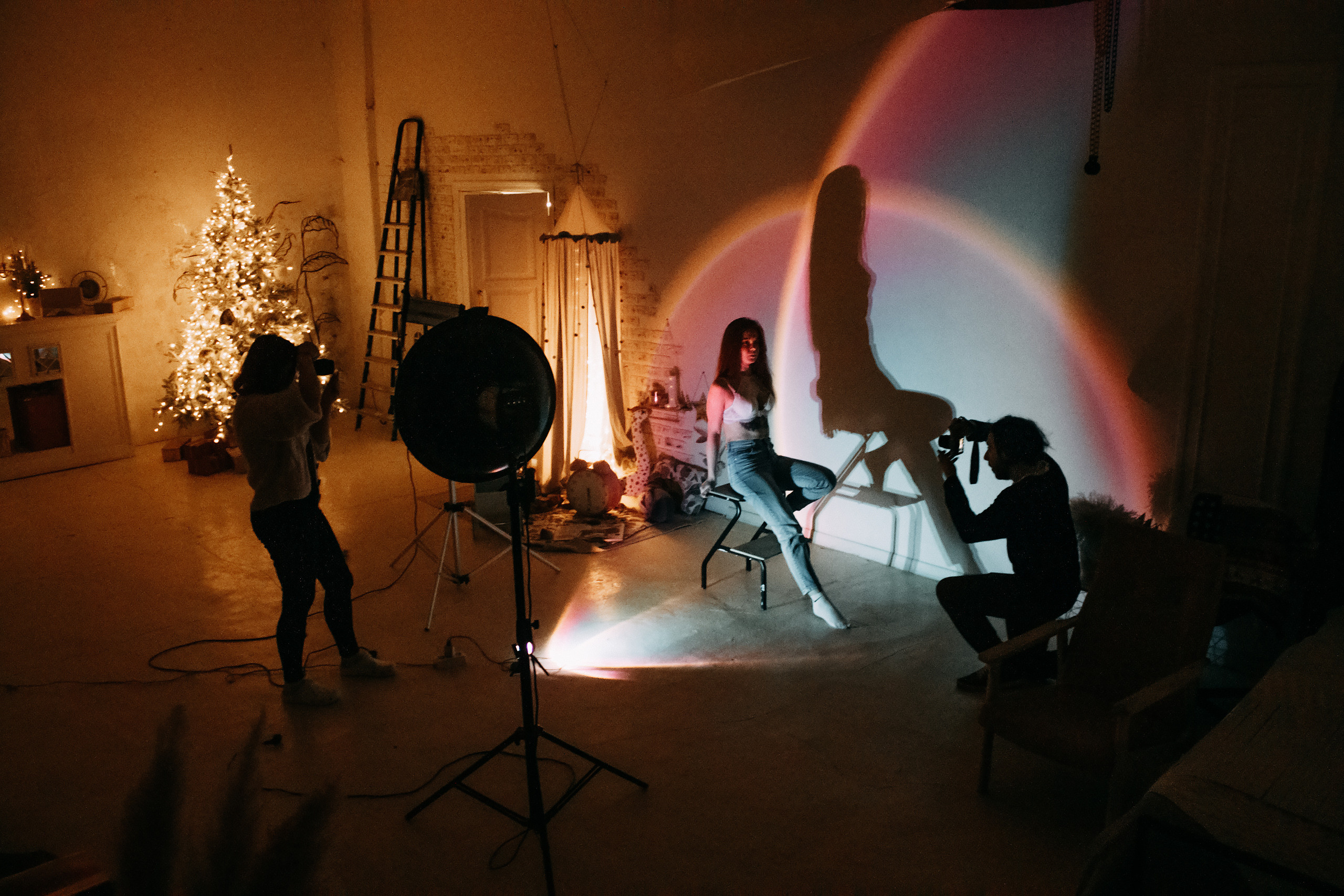 Цветной свет и жалюзи. Свадебный и портретный фотограф в Белграде Екатерина Македонская