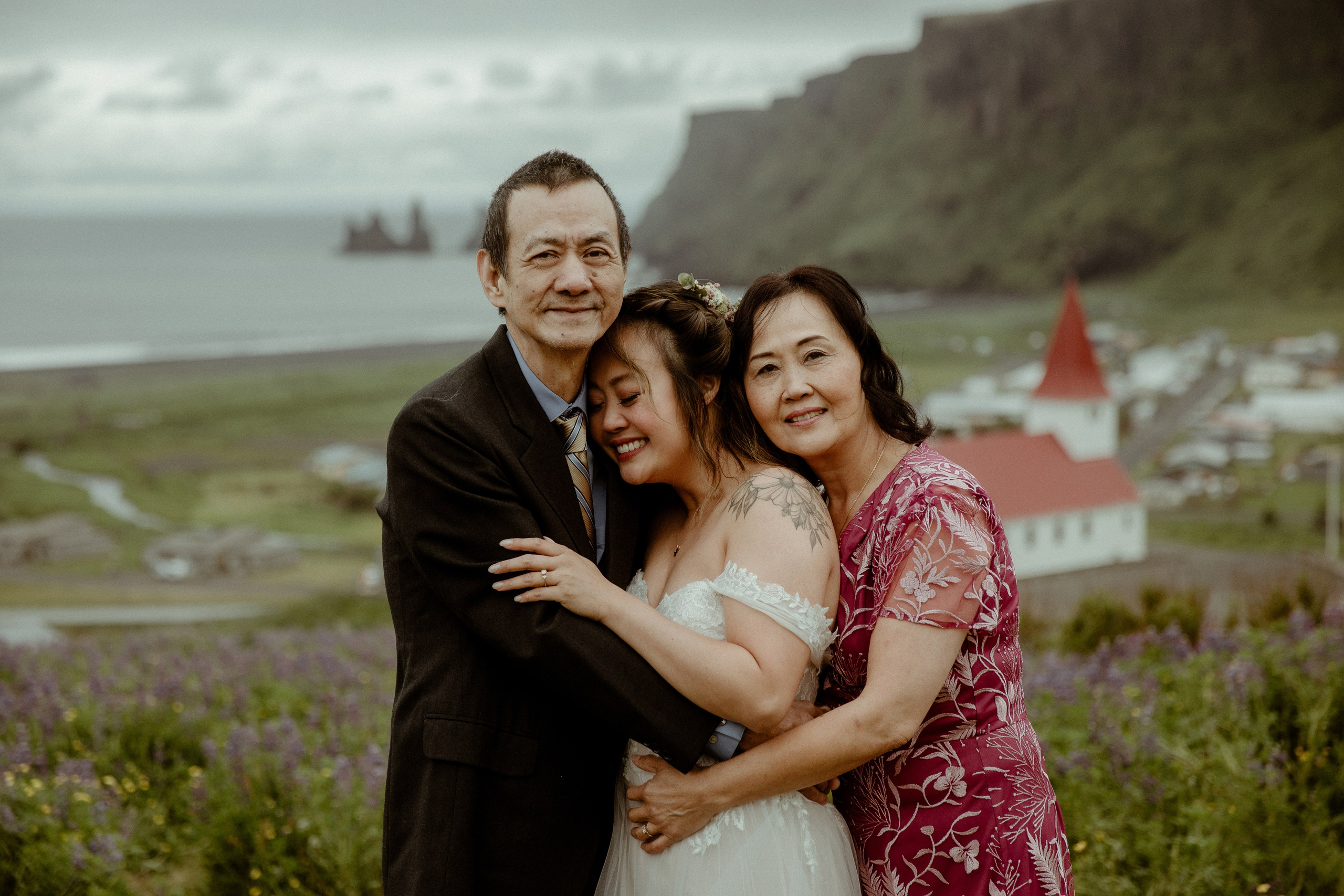 Elopement at Kvernufoss Waterfall. Iceland elopement photo and video | Nikolaichik Photo