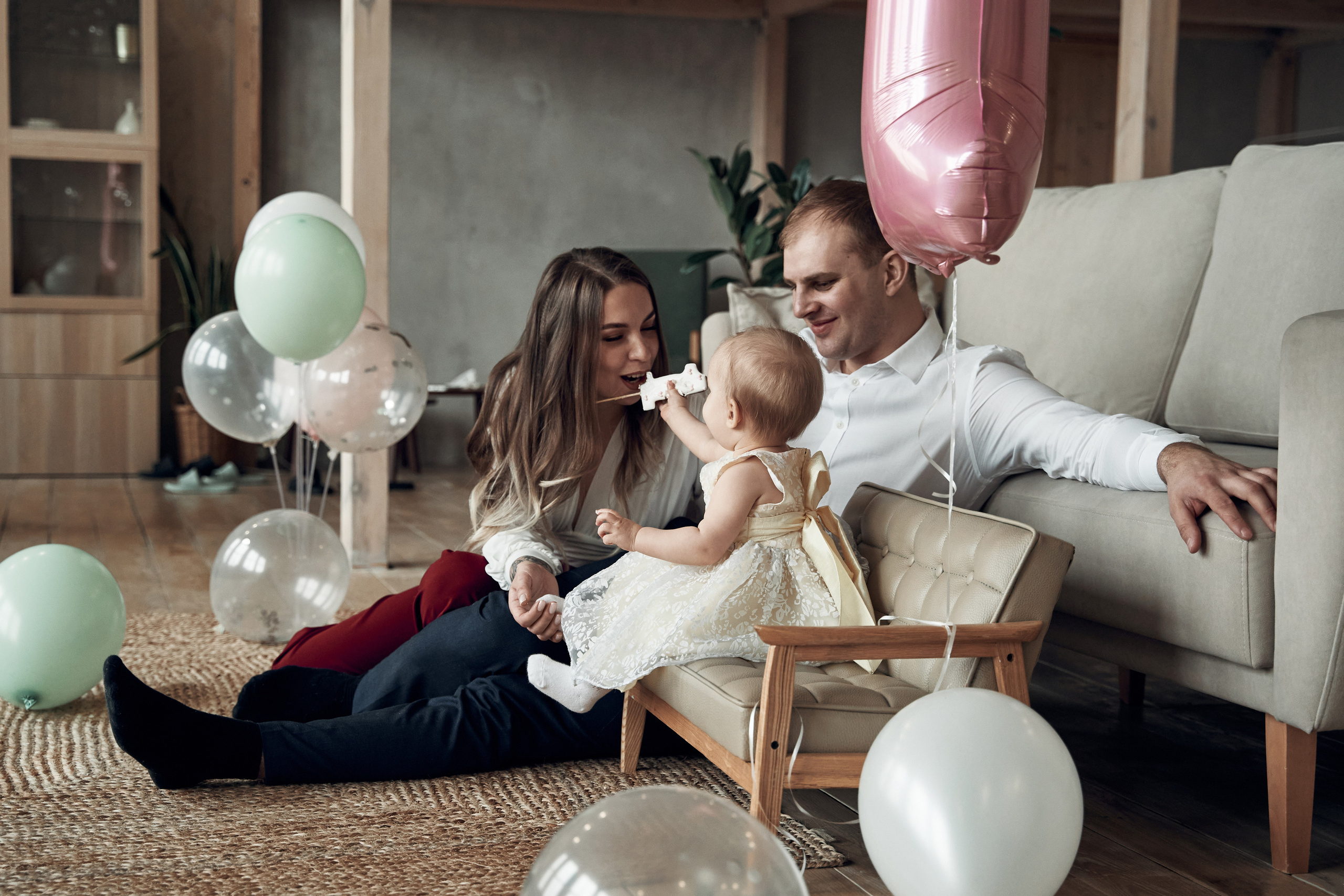 Первый годик. Ульяна. Фотограф в Барселоне Жанна Захарченко