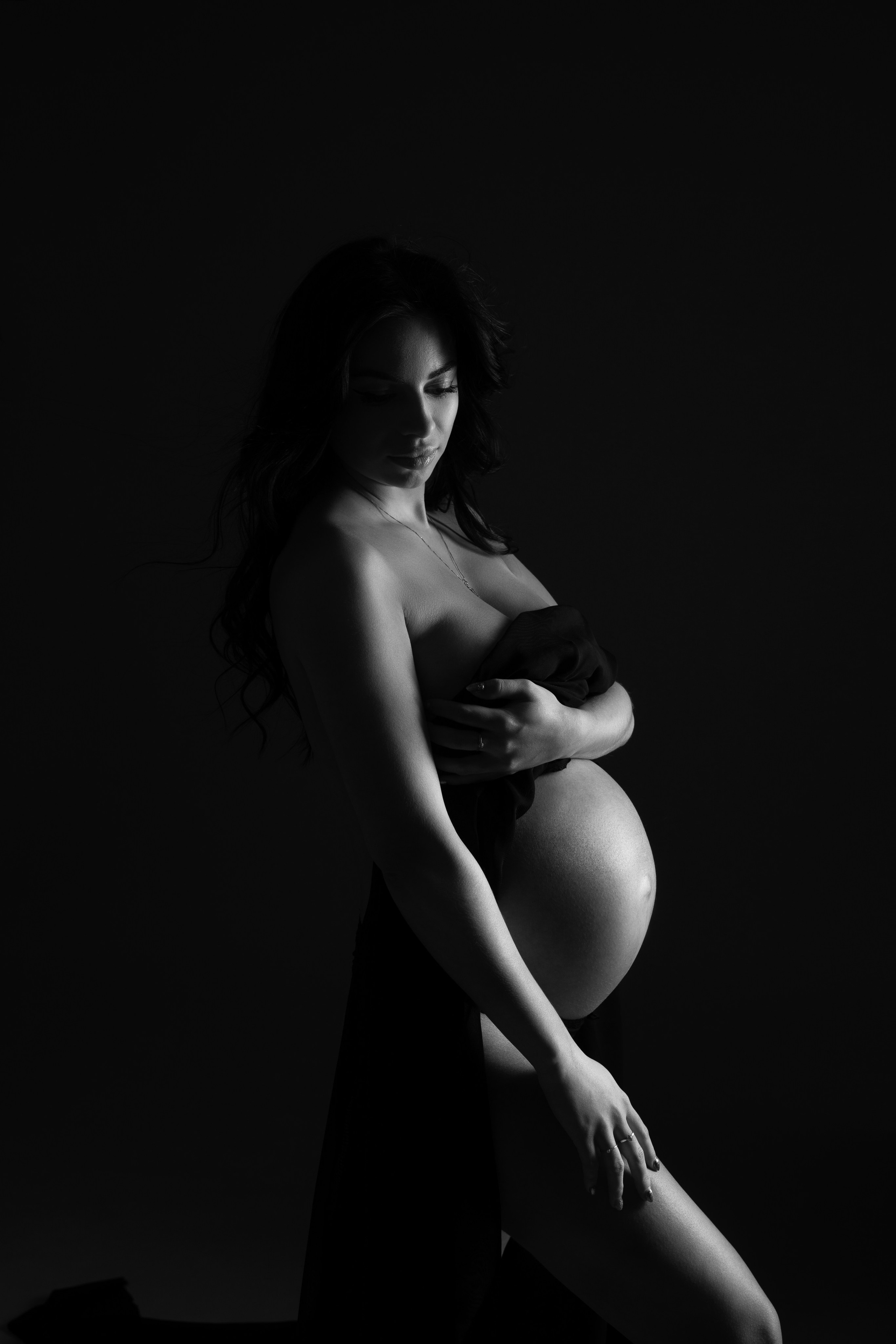 Sesja w stylu Vogue. Fotograf Łódź - sesja ciążowa, noworodkowa, dziecięca. Studio w Łodzi