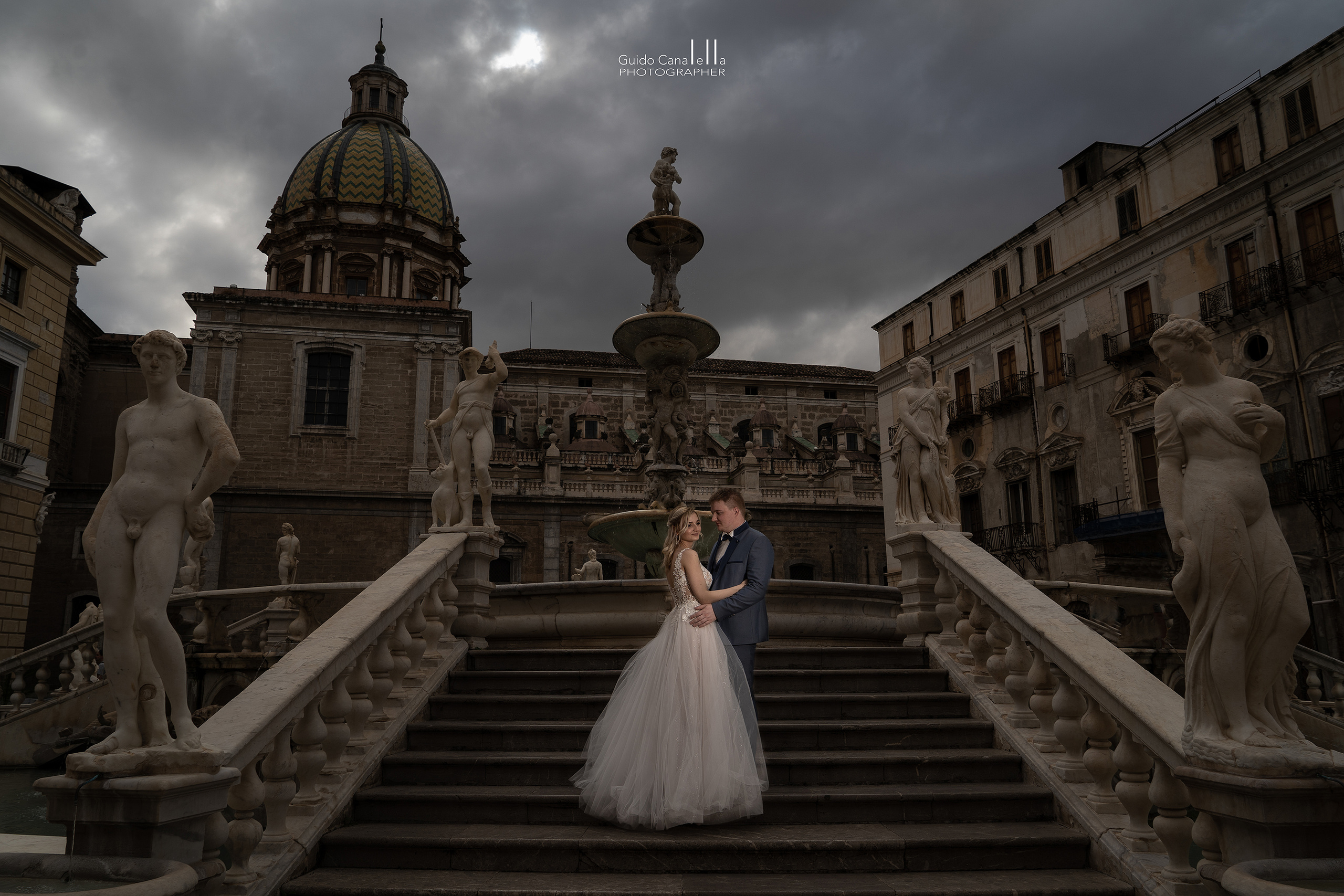 Ksenia & Andrey. Фотограф на Сицилии Гвидо Каналелла