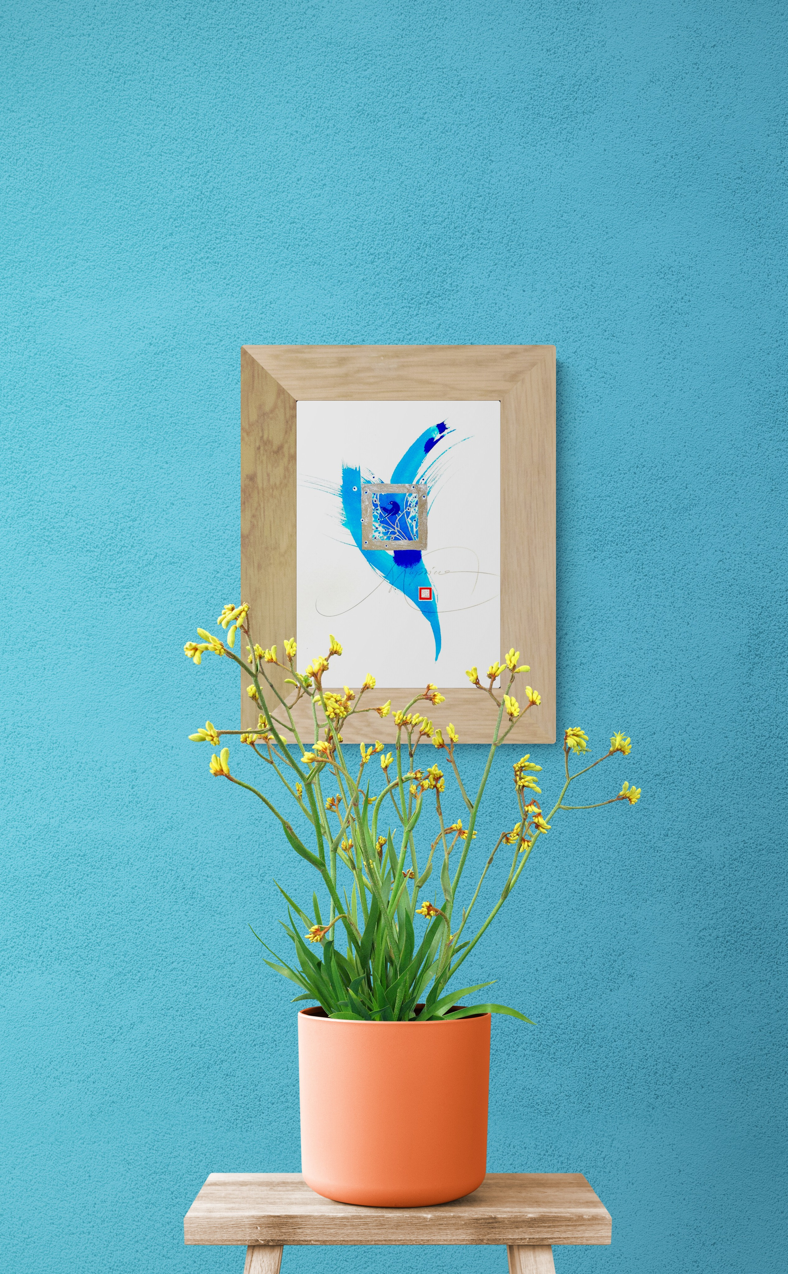 Blue Ink Silver. Nadia Kuprina. Artist