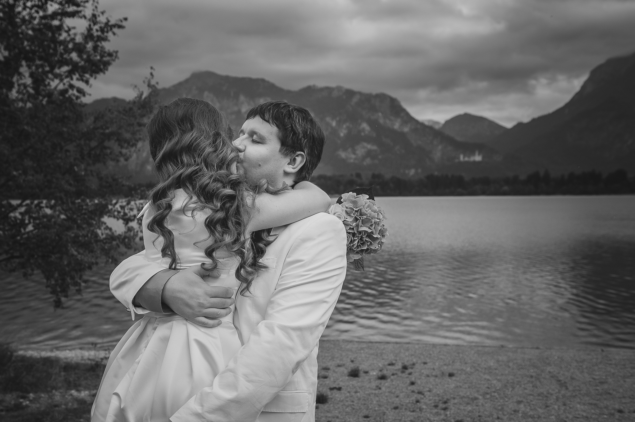 Heiraten bei Schloss Neuschwanstein. Hochzeitsfotograf München - Olga Boyko Hochzeitsreportage