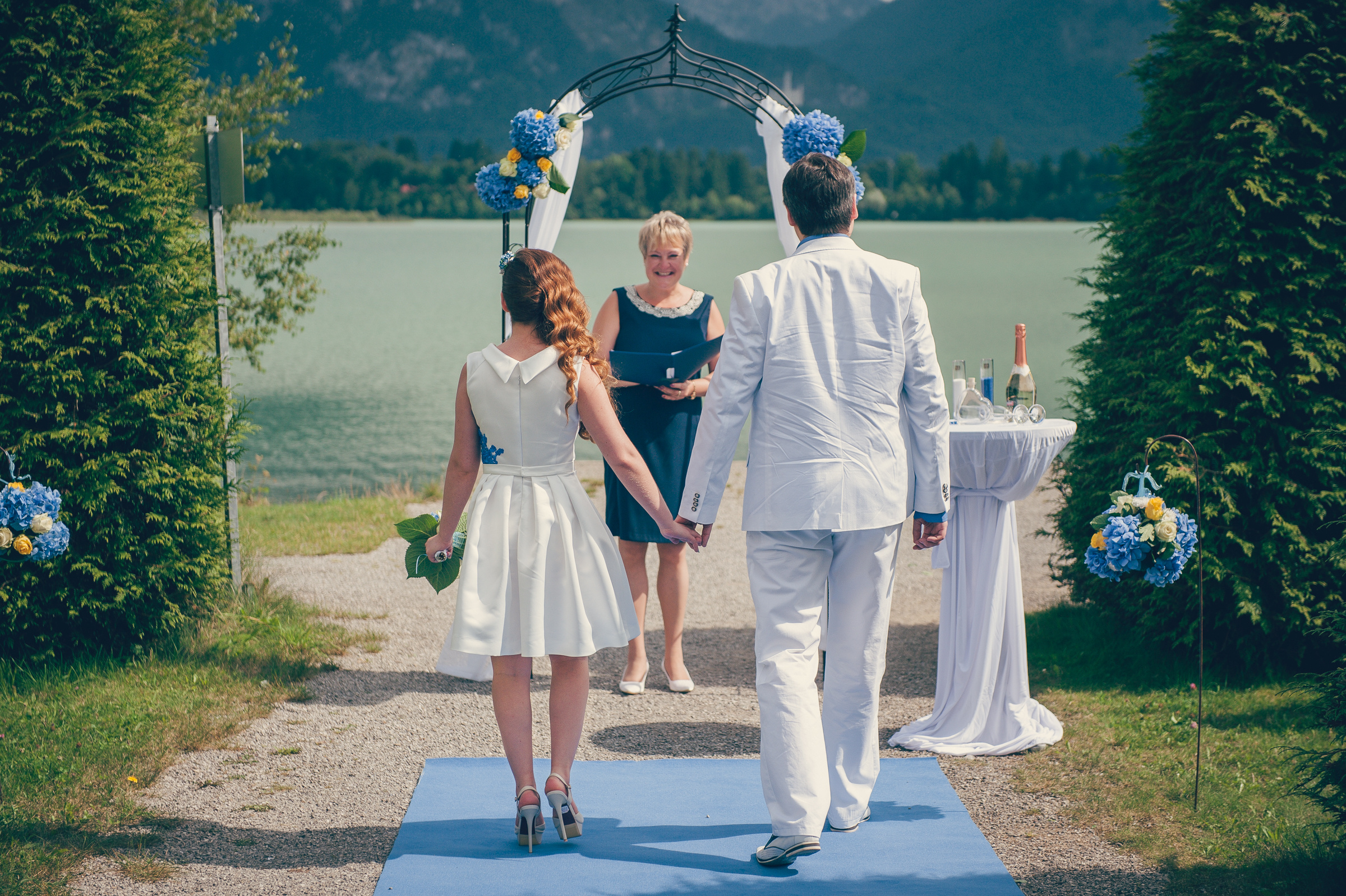 Heiraten bei Schloss Neuschwanstein. Hochzeitsfotograf München - Olga Boyko Hochzeitsreportage