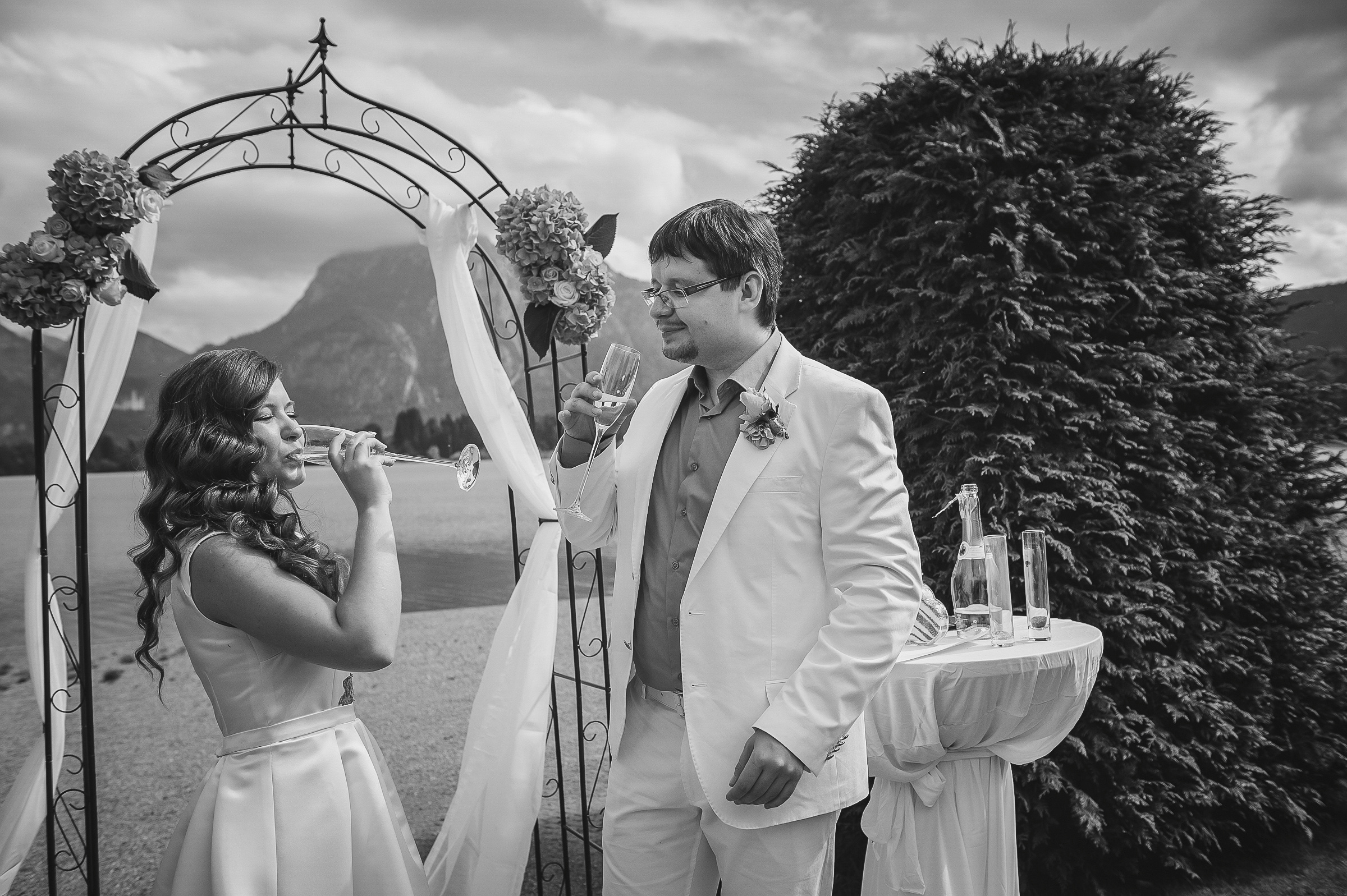 Heiraten bei Schloss Neuschwanstein. Hochzeitsfotograf München - Olga Boyko Hochzeitsreportage