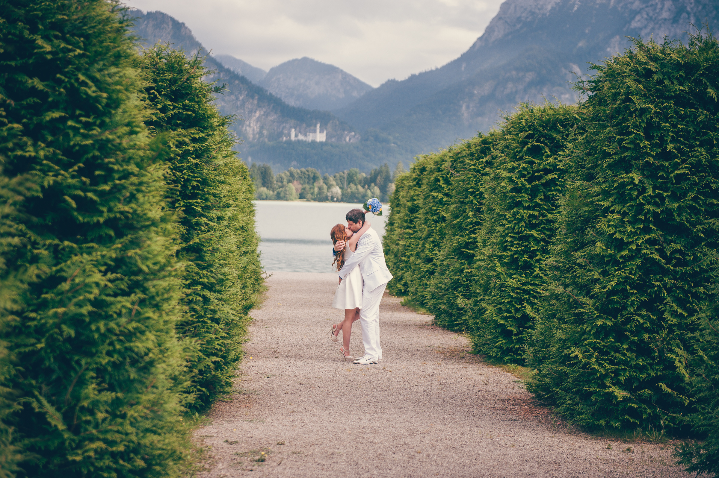 Heiraten bei Schloss Neuschwanstein. Hochzeitsfotograf München - Olga Boyko Hochzeitsreportage