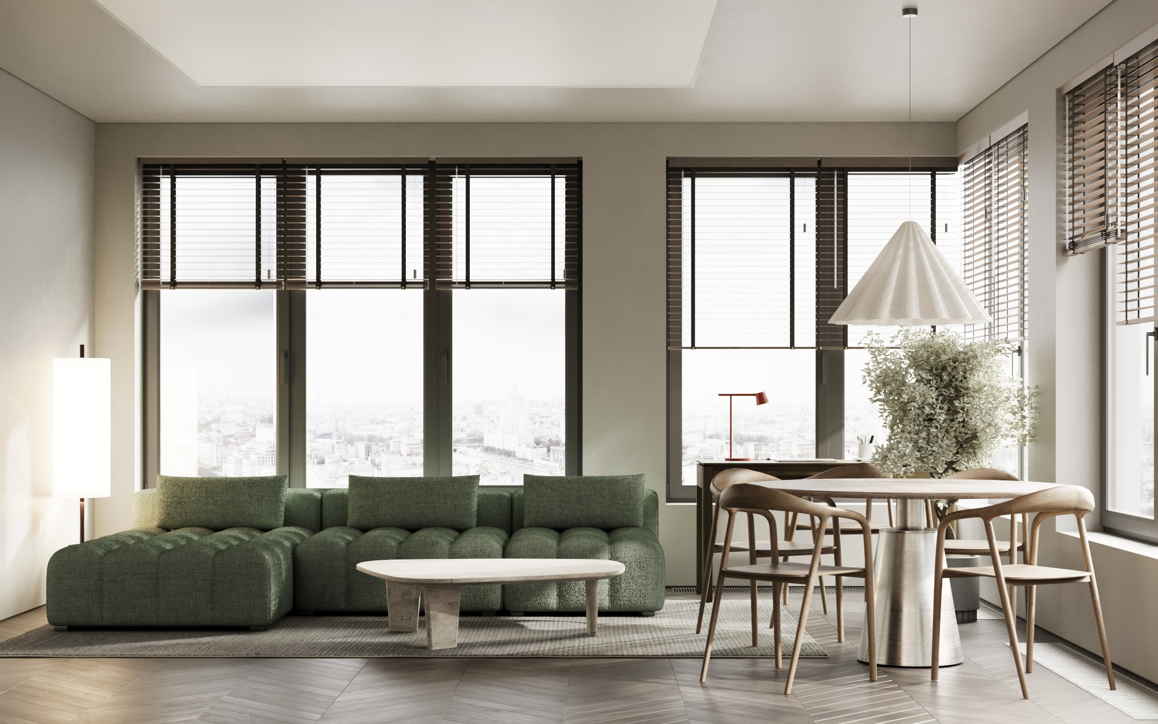 SILVER FOUNTAIN. Визуализация интерьера. Подолина Юлия