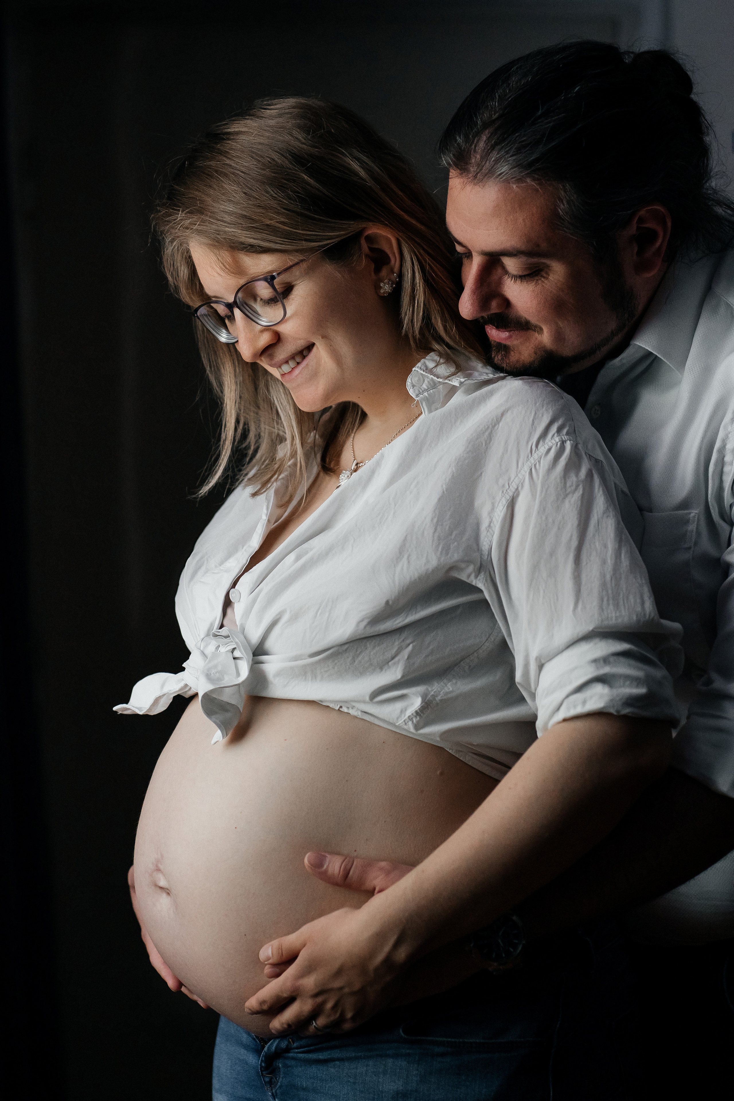 Baby Bauch Fotoshooting