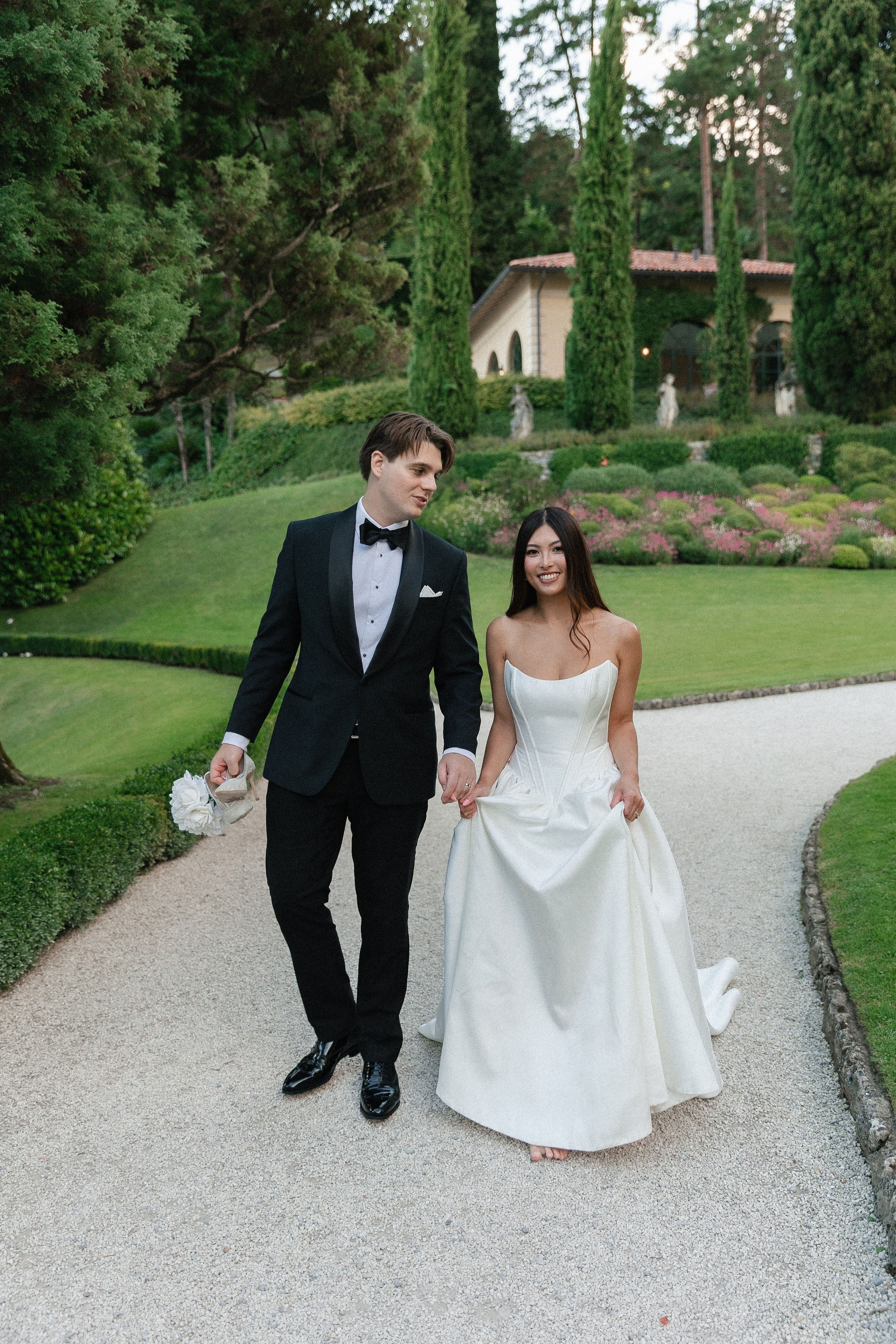 Lily & Zach, Villa del Balbianello. Photographer in Italy Anna Linnik