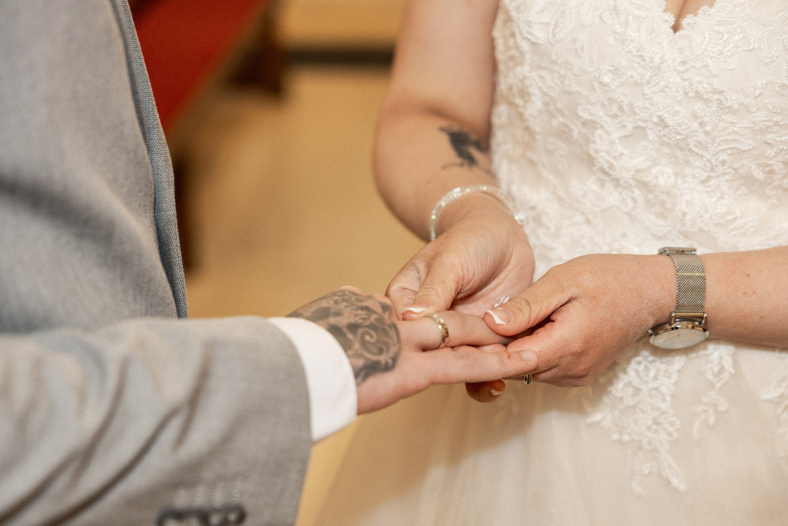 Kirchliche Trauung. Hochzeitfotograf in Bielefeld