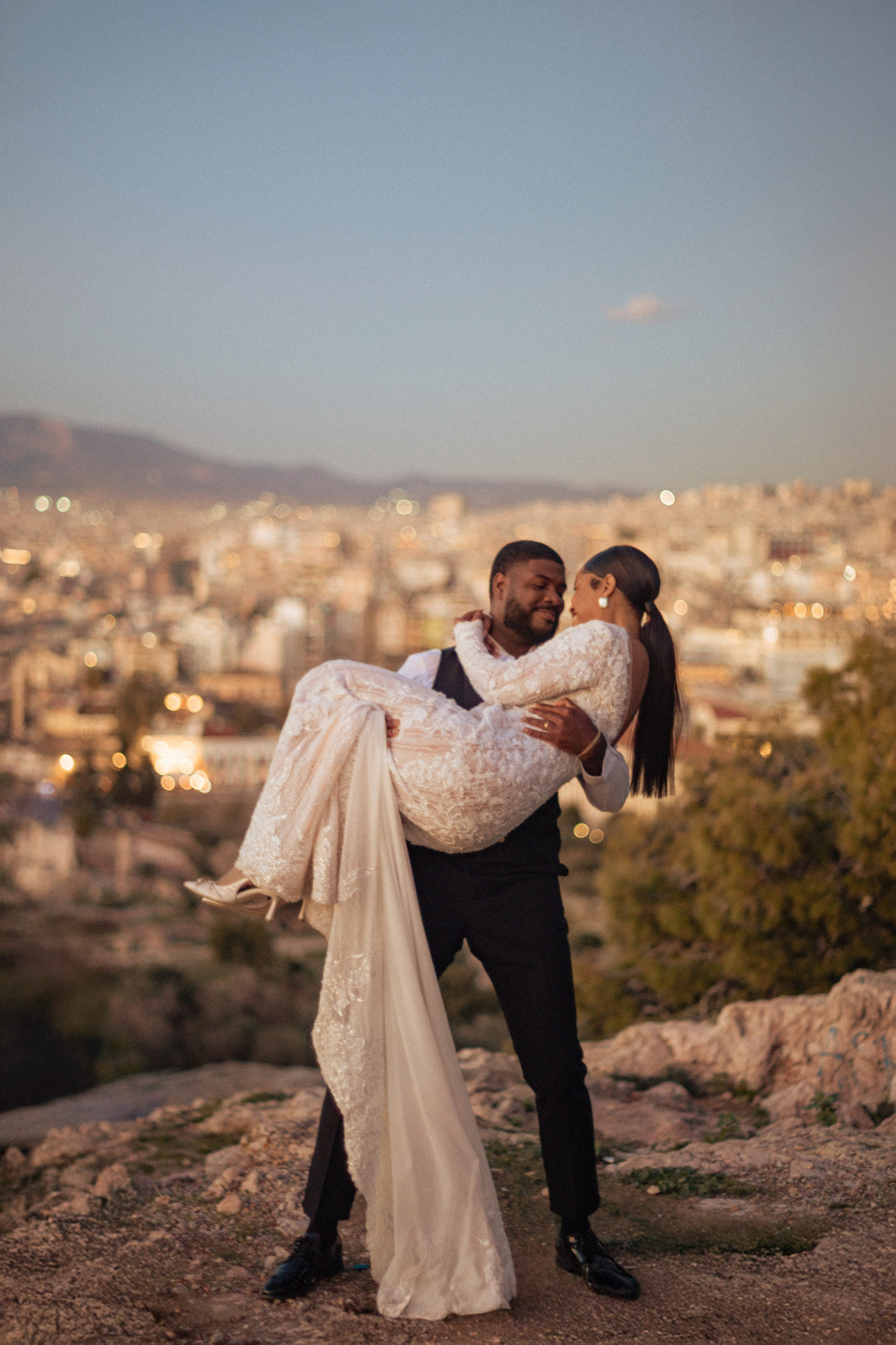 Wedding celebration of Tiffany and Spencer. Photographer in Greece Kristina