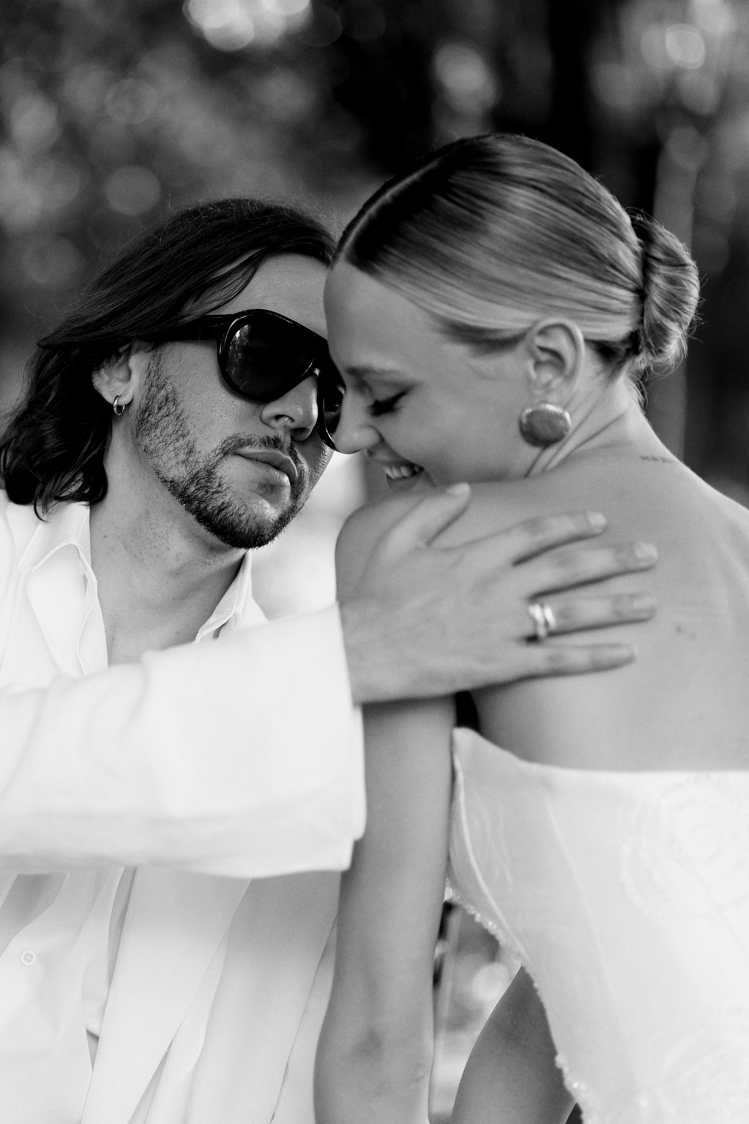 bride and groome portrait