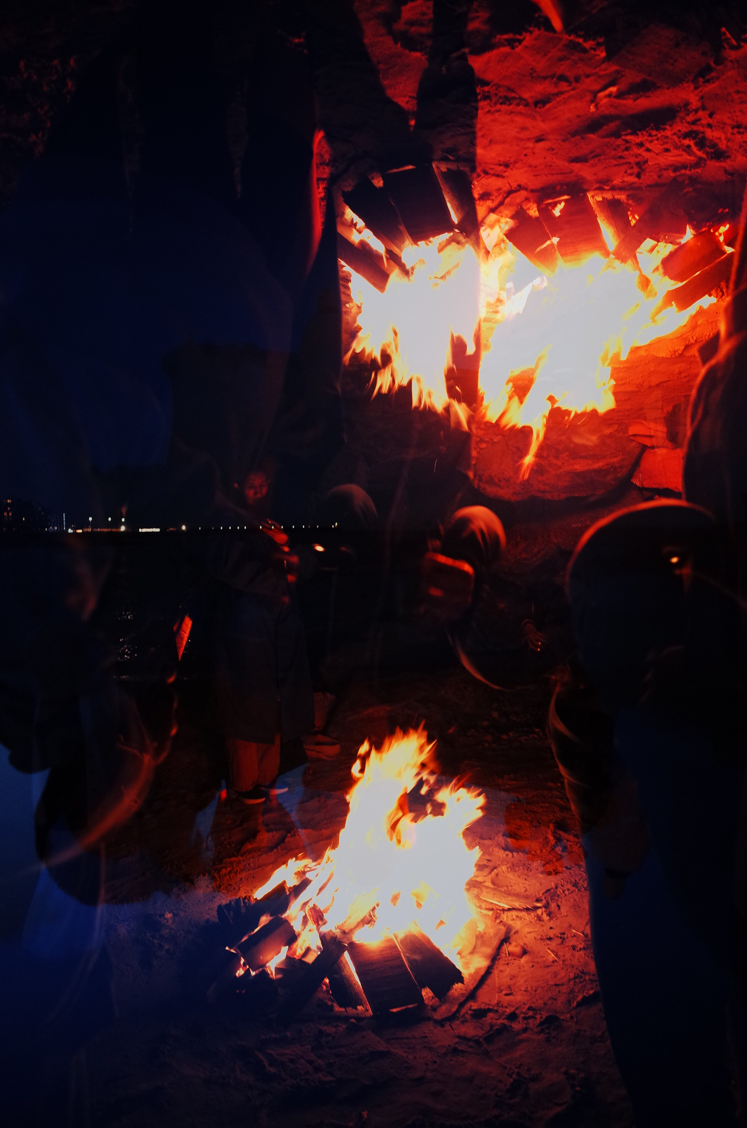 Full Moon Fire. Victoria Dini. Art photography in London / Folkestone, UK