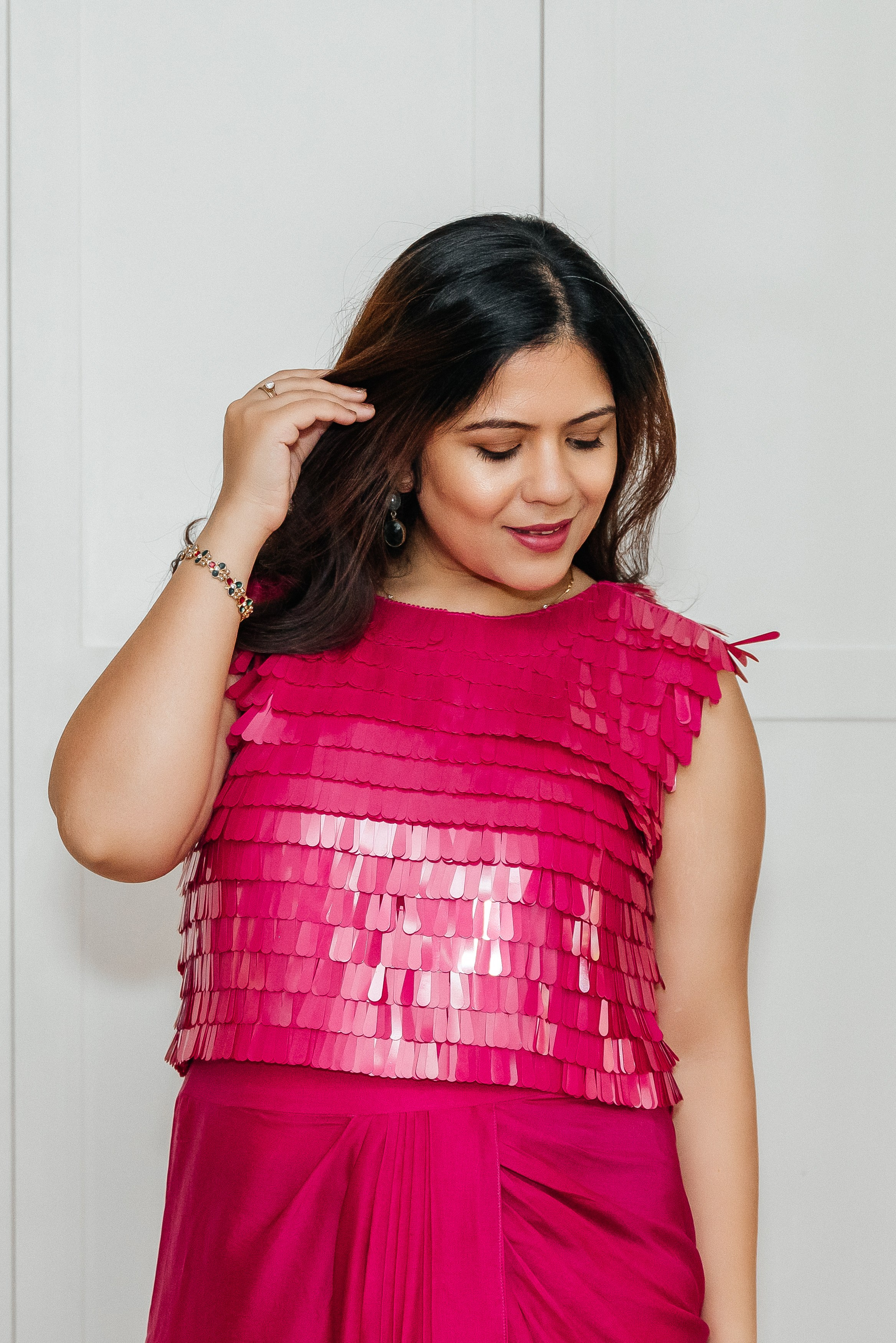 A photo shoot in a house in London