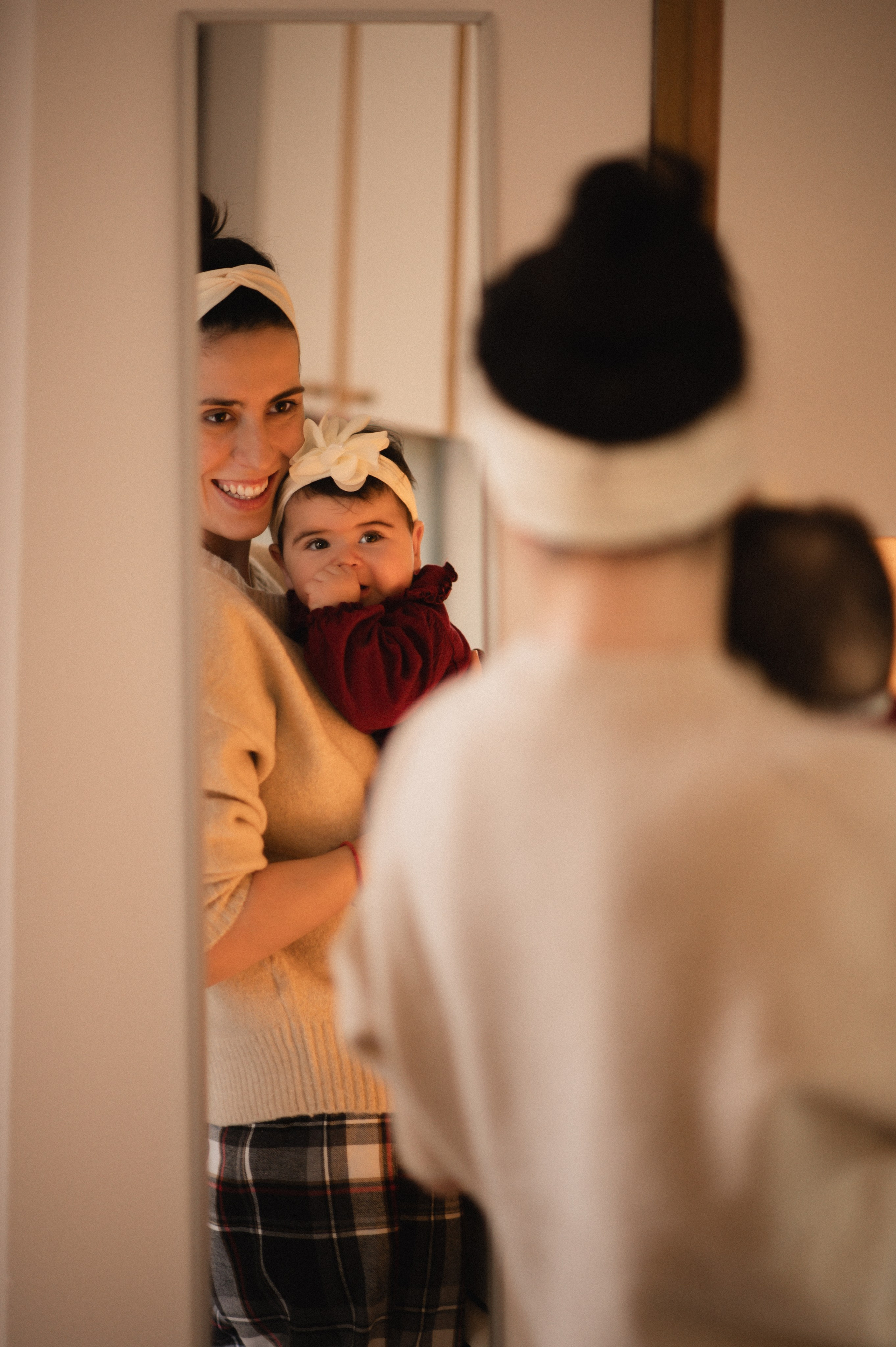First Christmas. Family, children, portrait, and event photography in Thessaloniki