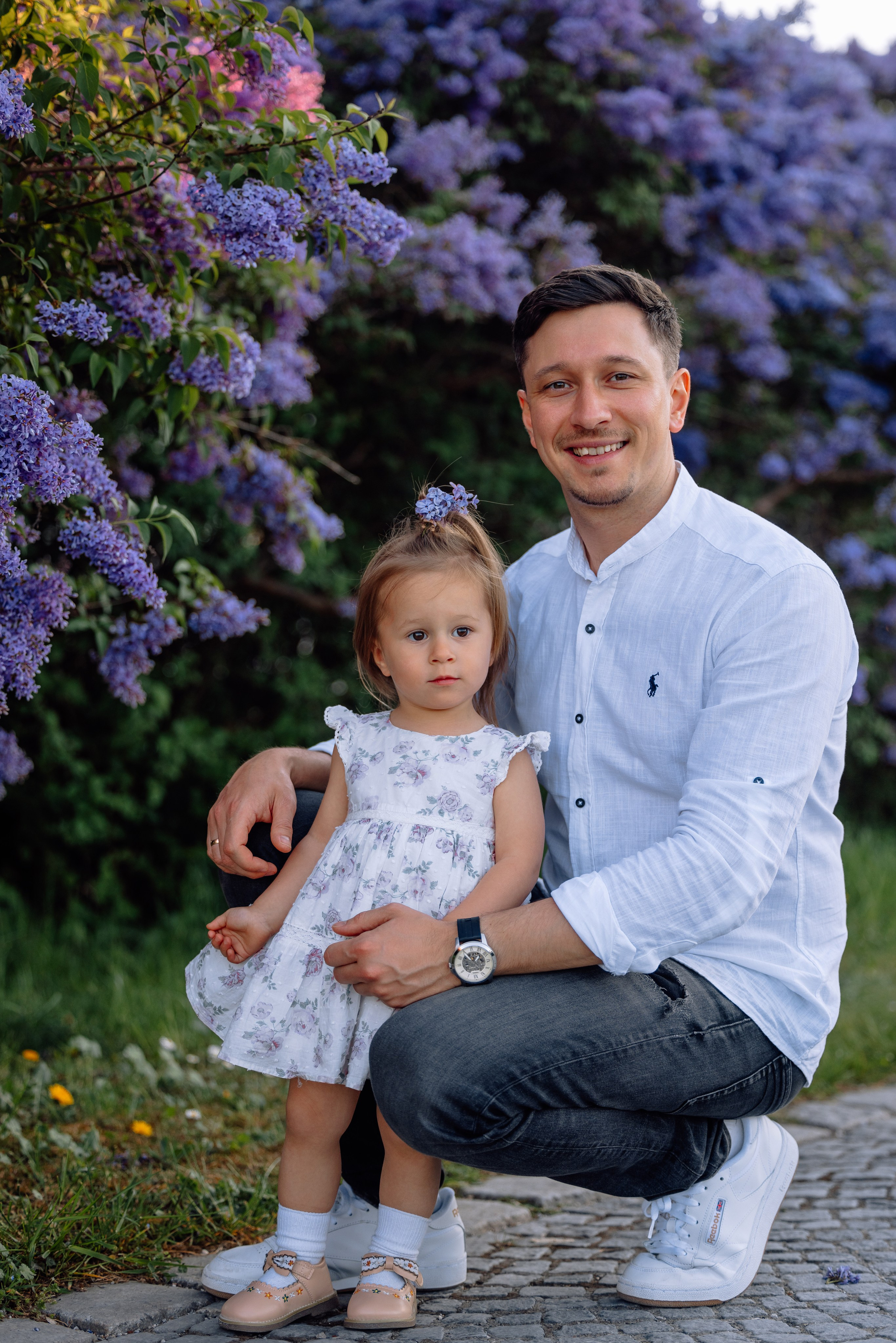 Schloss Nymphenburg: Mama, Papa und ein süßes Mädchen. Hochzeitsfotograf München Taufe Familienfotograf Tanja Mauke