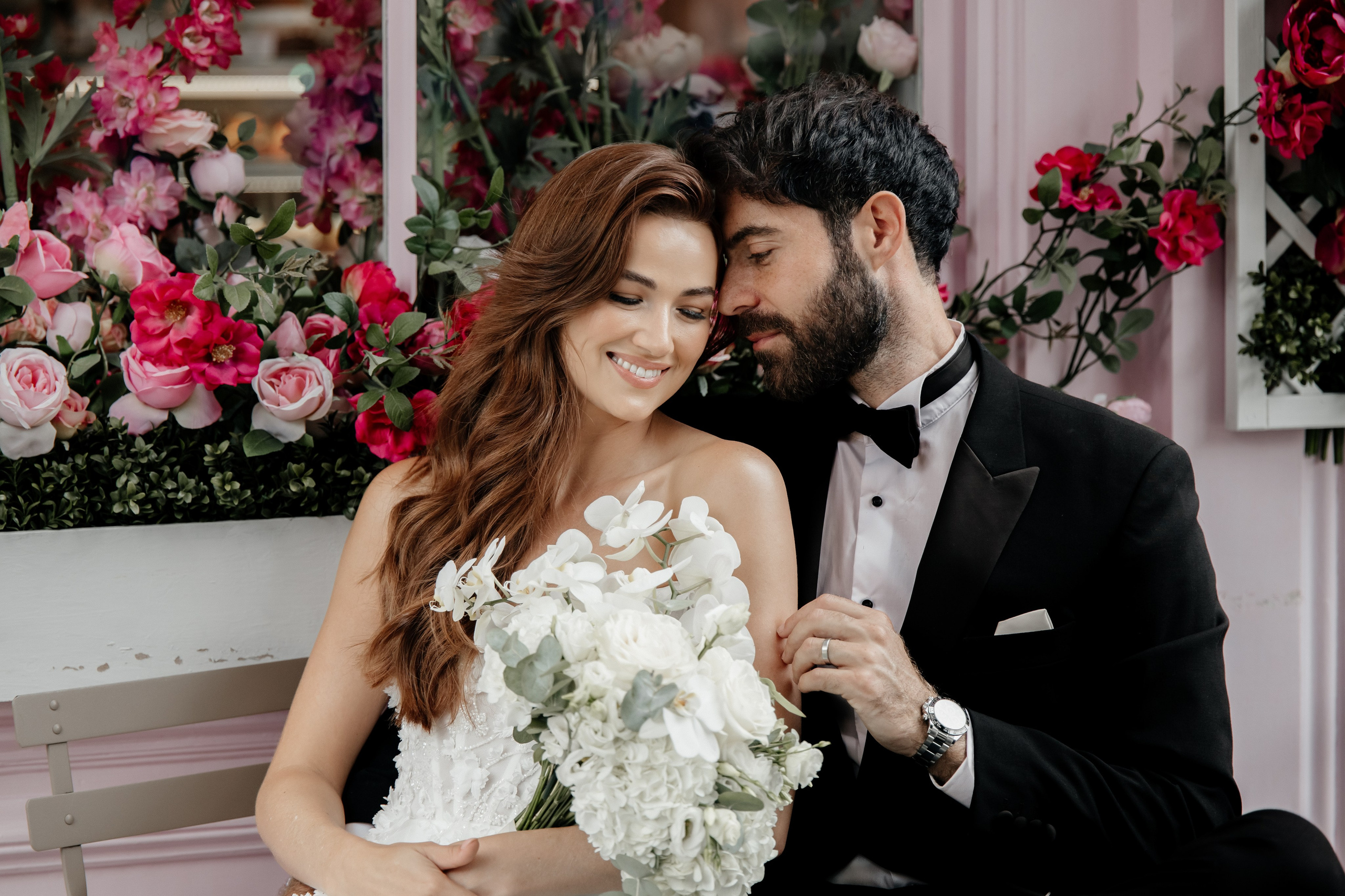 Elegant Wedding London Belgravia Elopement couple. Timeless Wedding & Event Photography — based London, working across Europe