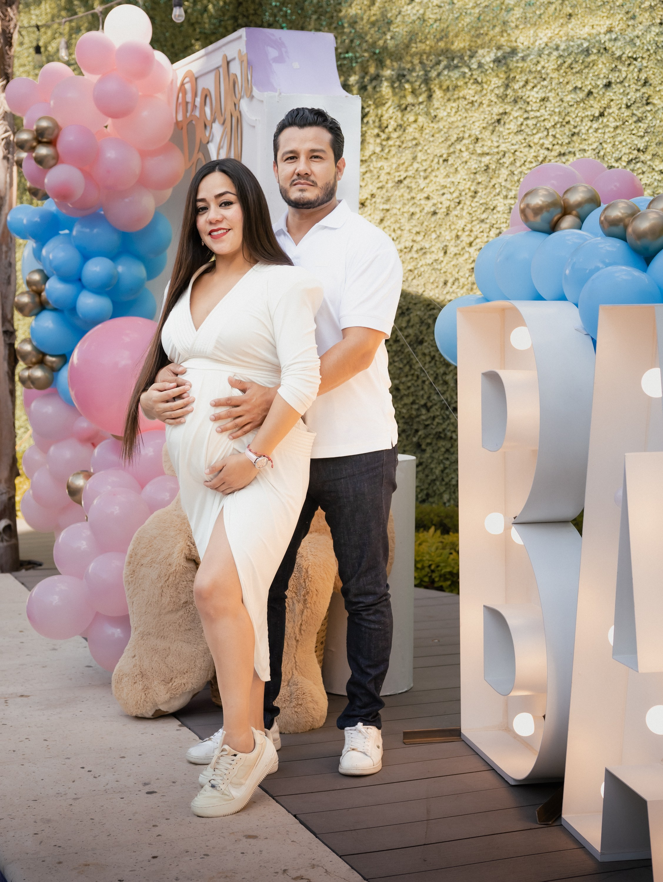 Gender Reveal party. Lifestyle a rodinná fotografka v Pisku Oxana Telupilova