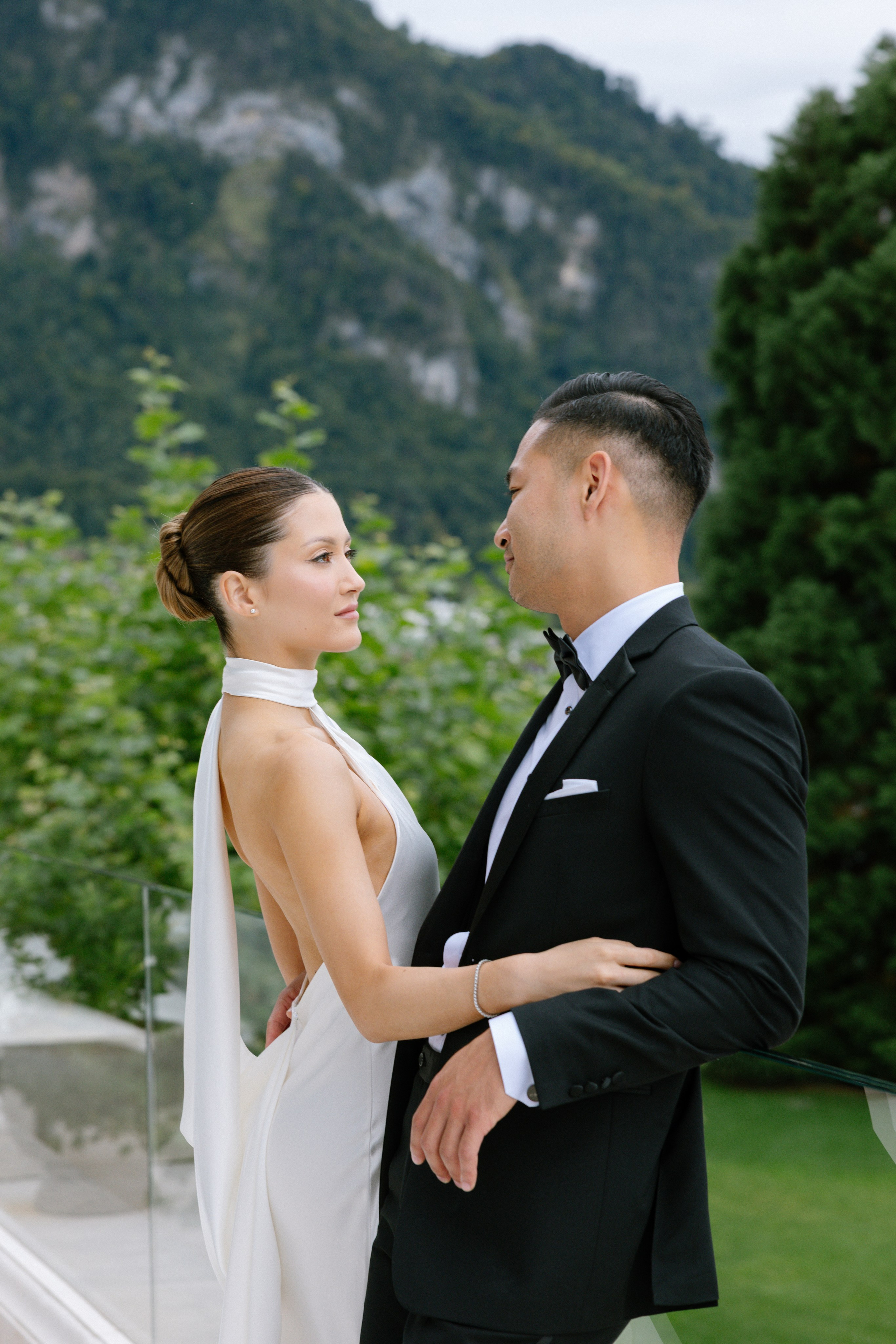 Intimate wedding at Parkhotel Vitznau on Lake Lucerne. Wedding and Family Photographer Switzerland and Italy. Valeria Diaz