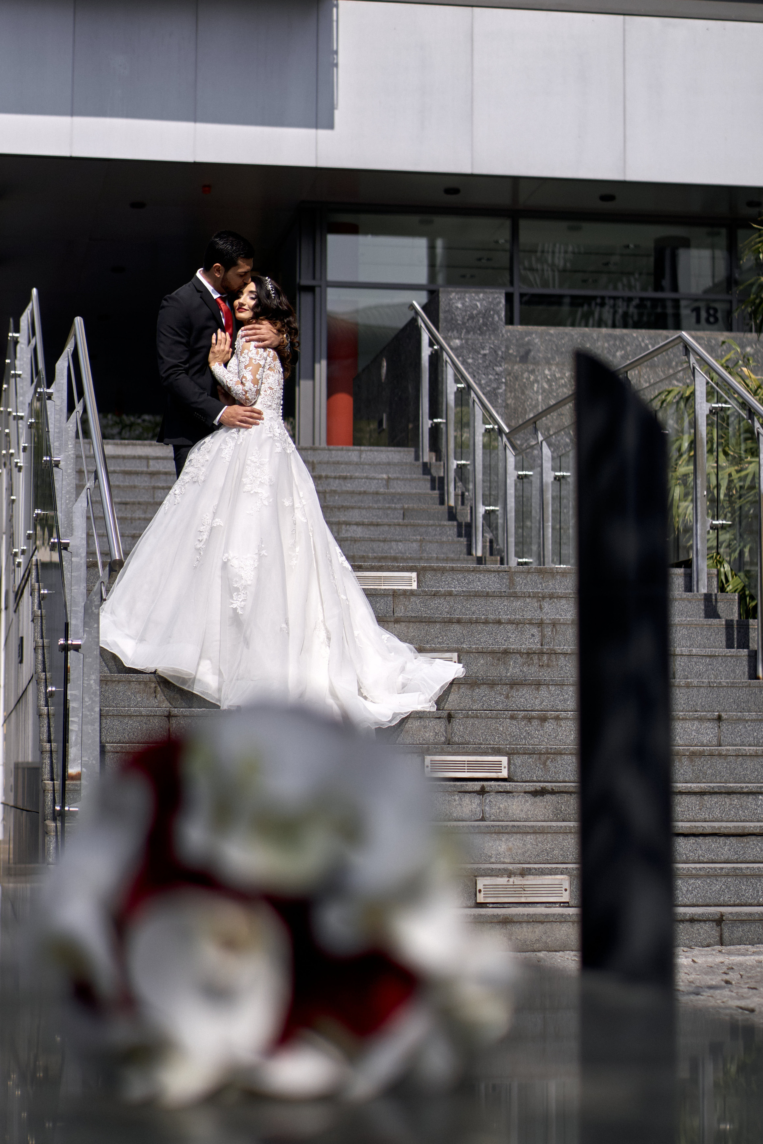 Ein wunderschönes Ehepaar in Frankfurt. Hochzeitsfotograf für Moers, Niederrhein, Düsseldorf, NRW und Deutschland