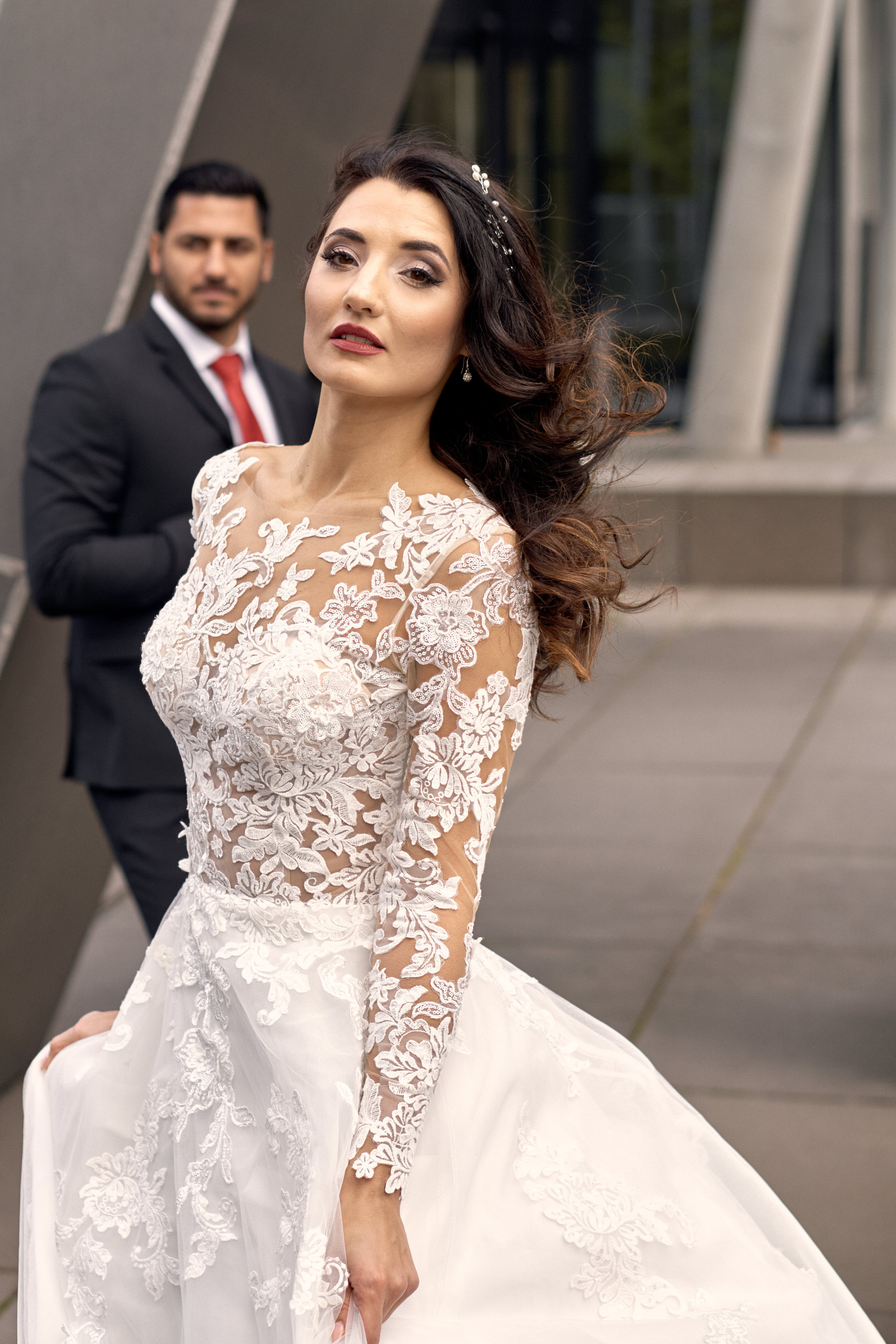 Ein wunderschönes Ehepaar in Frankfurt. Hochzeitsfotograf für Moers, Niederrhein, Düsseldorf, NRW und Deutschland