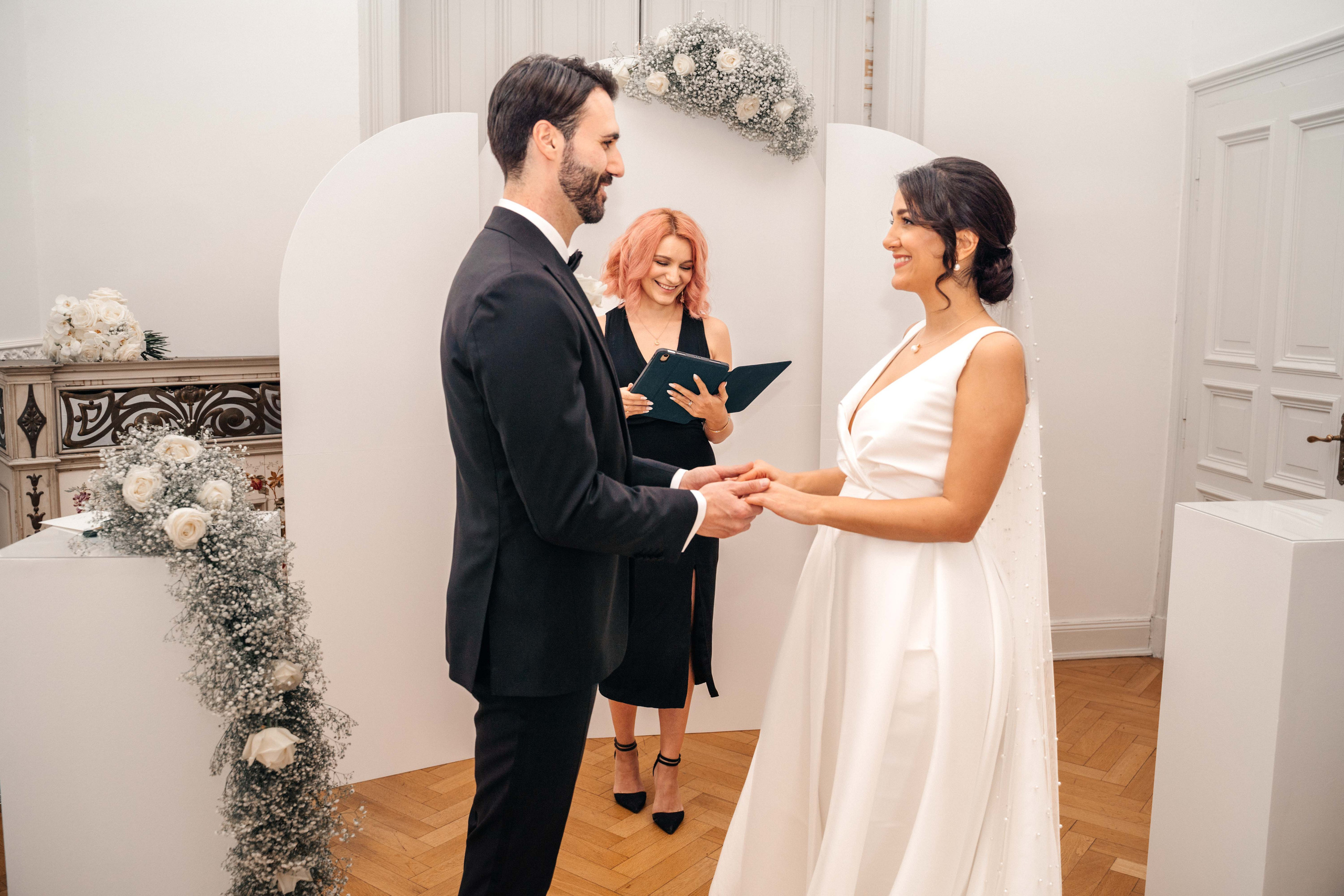 M & A in Stein’sche Villa. Wedding Photographer Germany