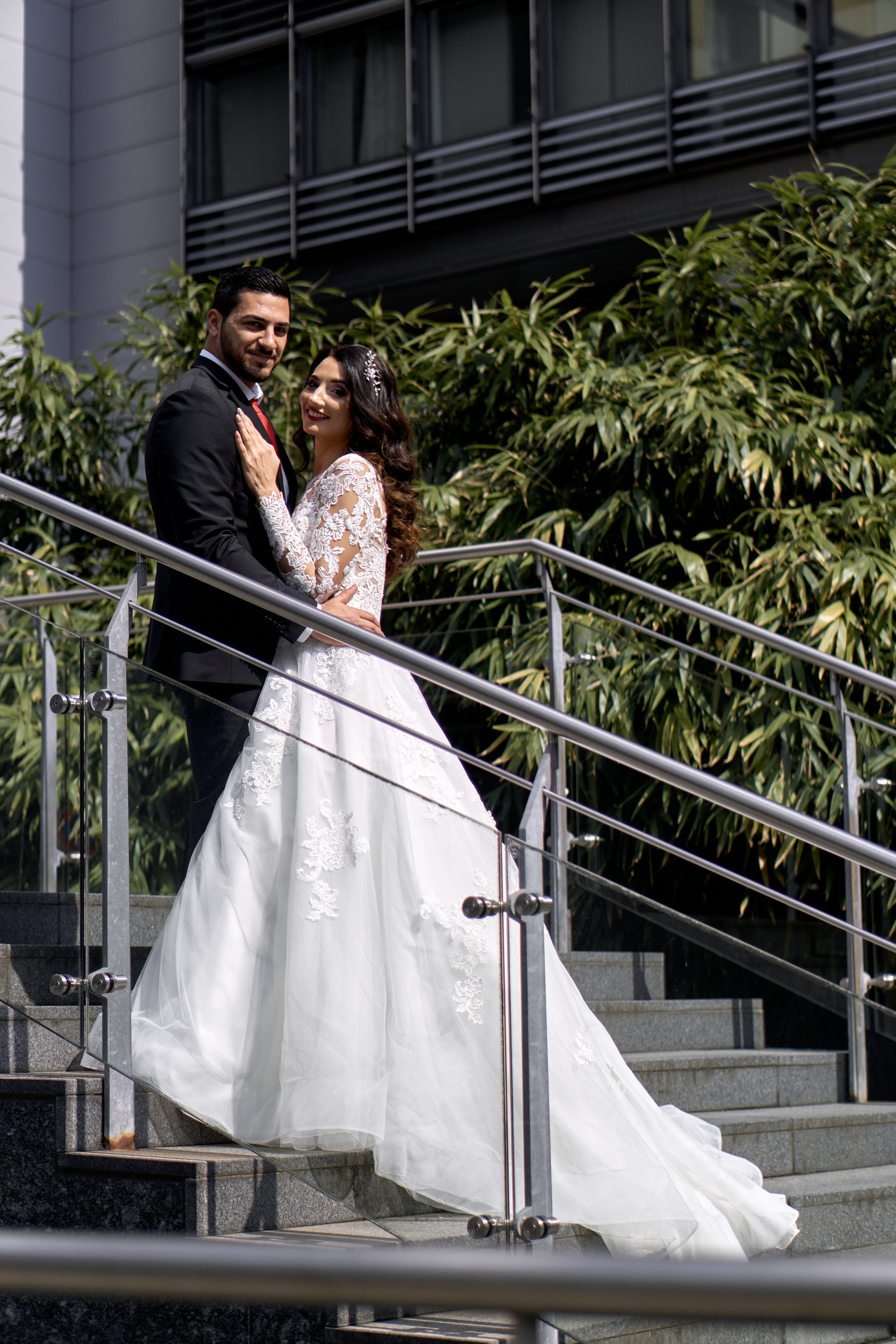 Ein wunderschönes Ehepaar in Frankfurt. Hochzeitsfotograf für Moers, Niederrhein, Düsseldorf, NRW und Deutschland