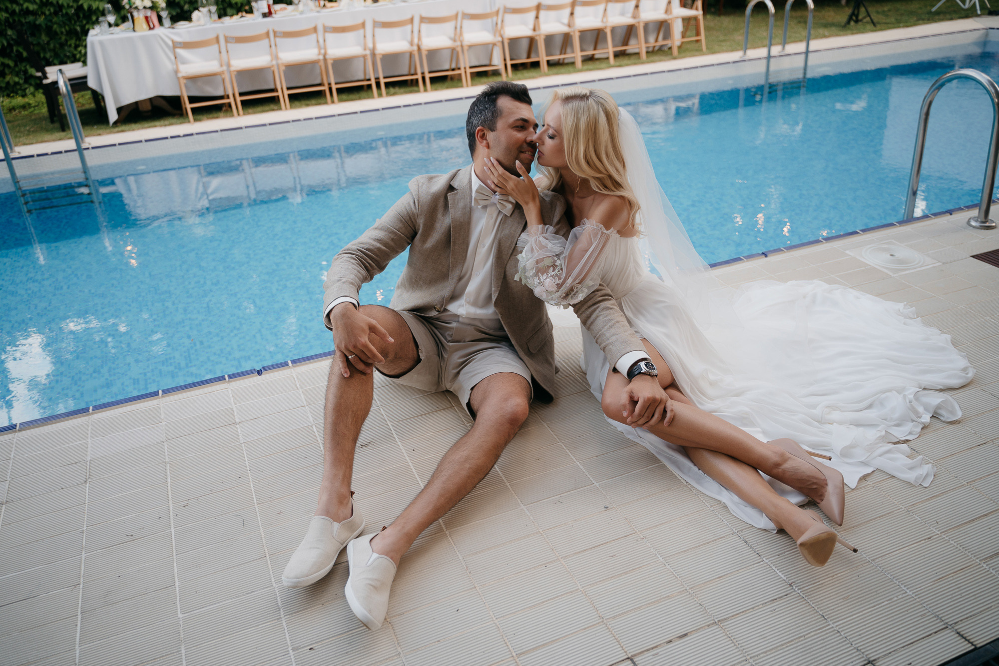 A Fire in the Pool. Wedding photograper — Alex Popov photography Germany, Switzerland, Italy, France. Based in Stuttgart