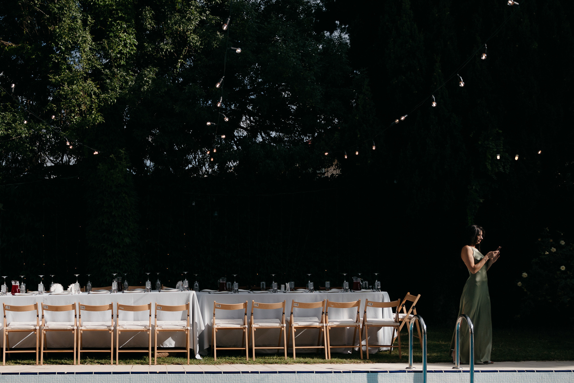 A Fire in the Pool. Wedding photograper — Alex Popov photography Germany, Switzerland, Italy, France. Based in Stuttgart