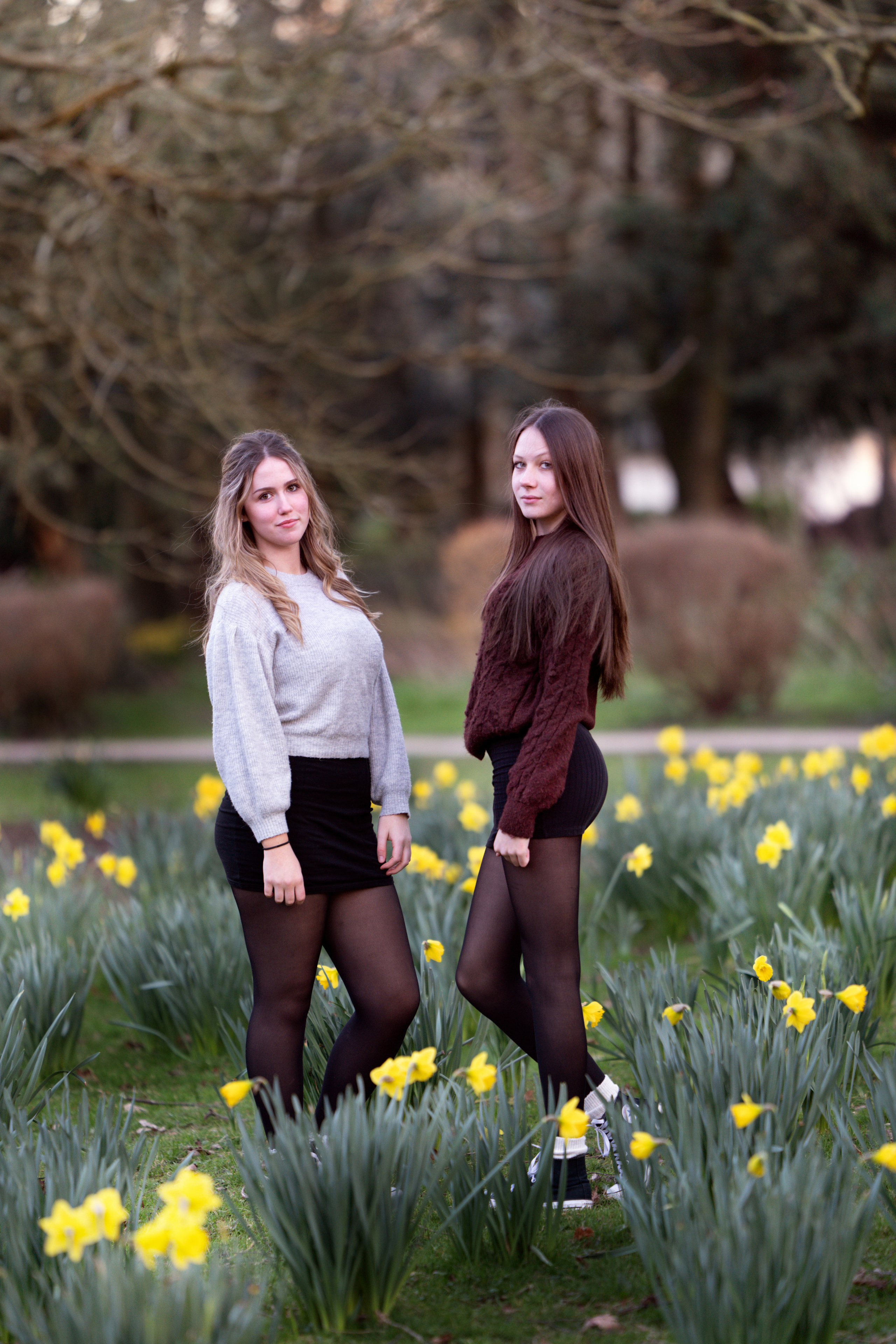 Юные девушки ранней весной. Детский и семейный фотограф в Богнор Регис Елена Уплея