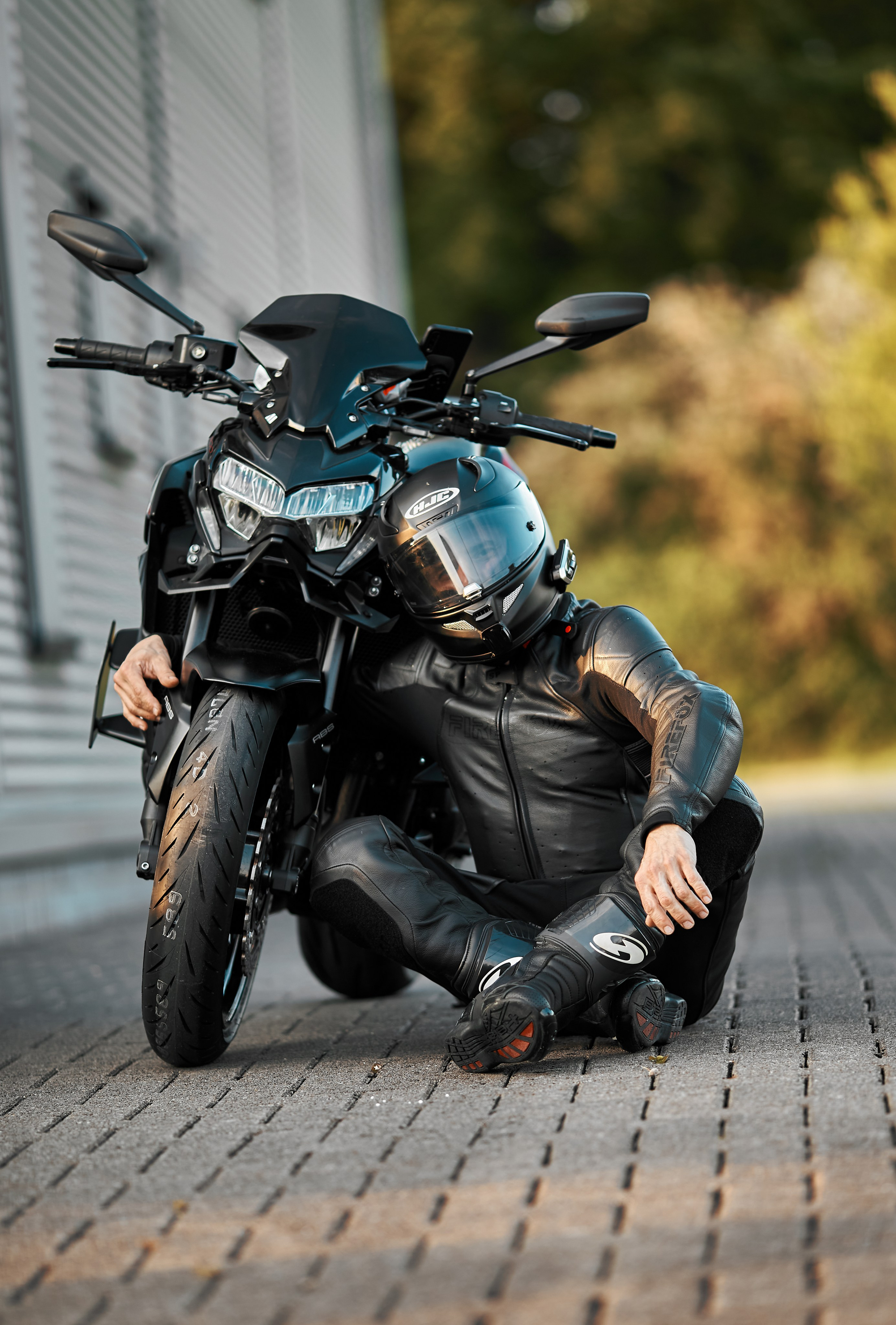 Motorrad-Fotoshooting. Neugeborenen, Kinder, Familie Fotografin Oberhausen NRW Marina Lykov