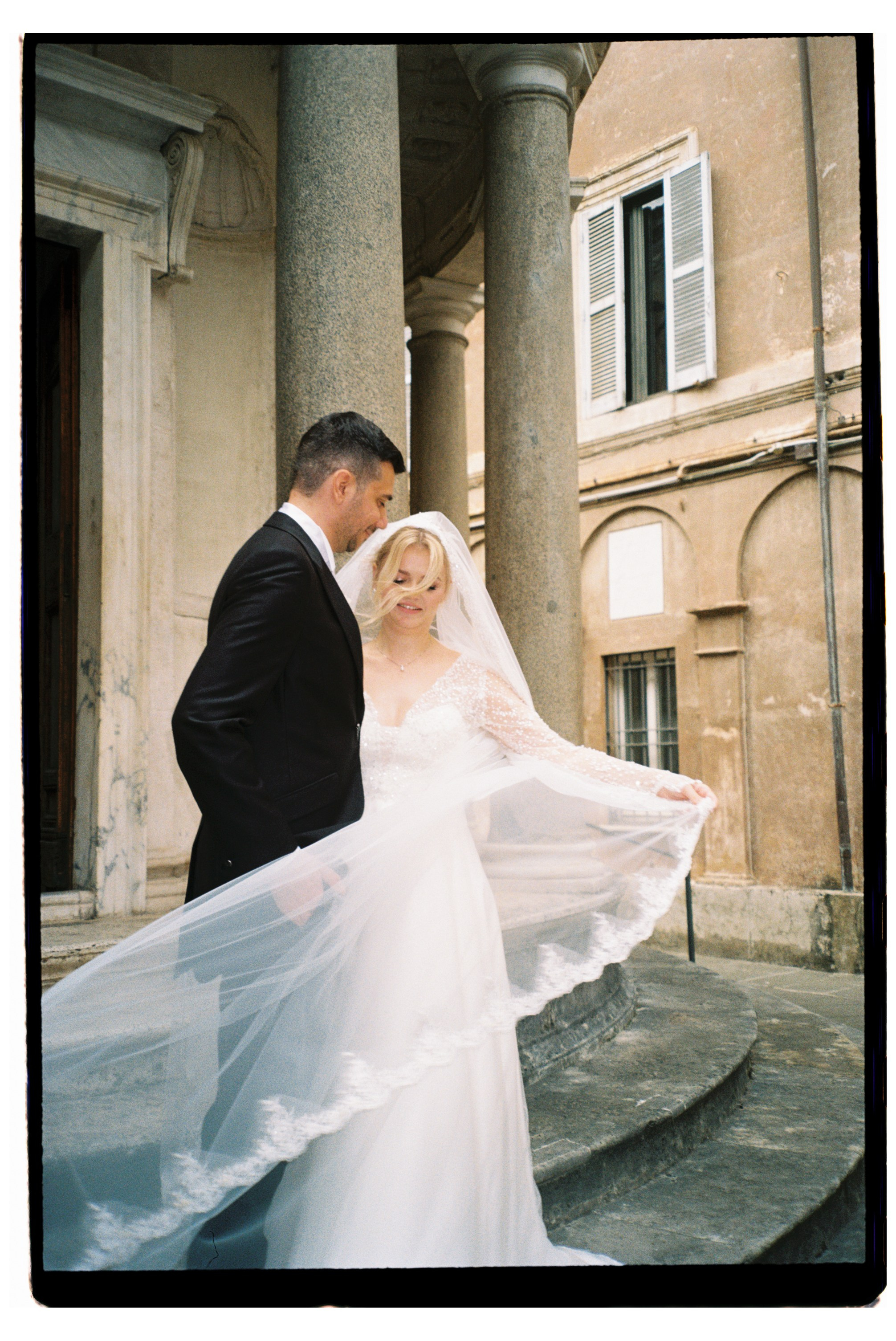 Film 35 mm. Wedding Photographer Rome Tuscany Como Sicily Puglia Amalfy Italy- Oksana Savenchuk