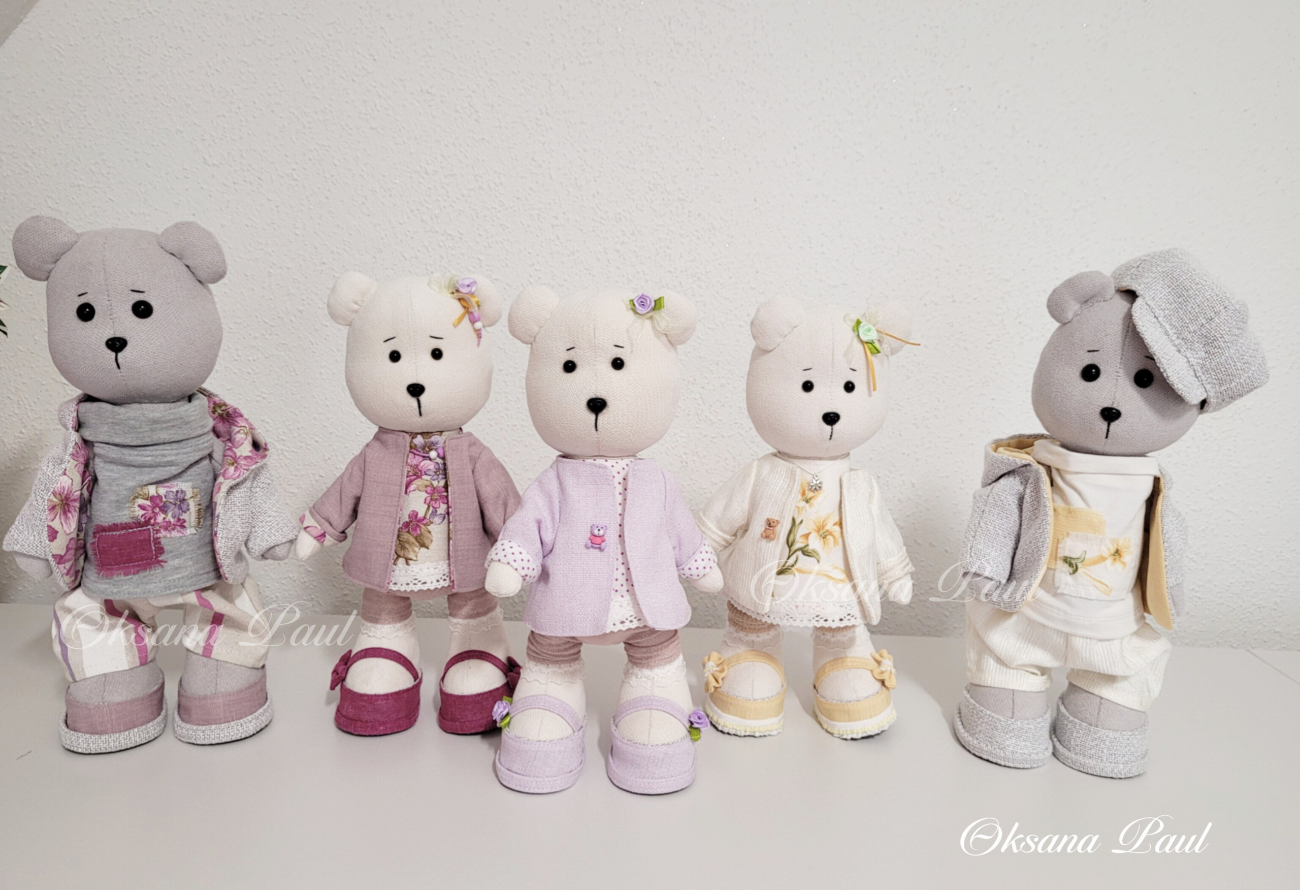 Текстильные игрушки / Stofffiguren ➤. Oksana Paul-Gardinen-Design Oksana Paul ✧ Art of Gardinen & Textile Design ✧ Polymer Clay Art & Handmade Creatures