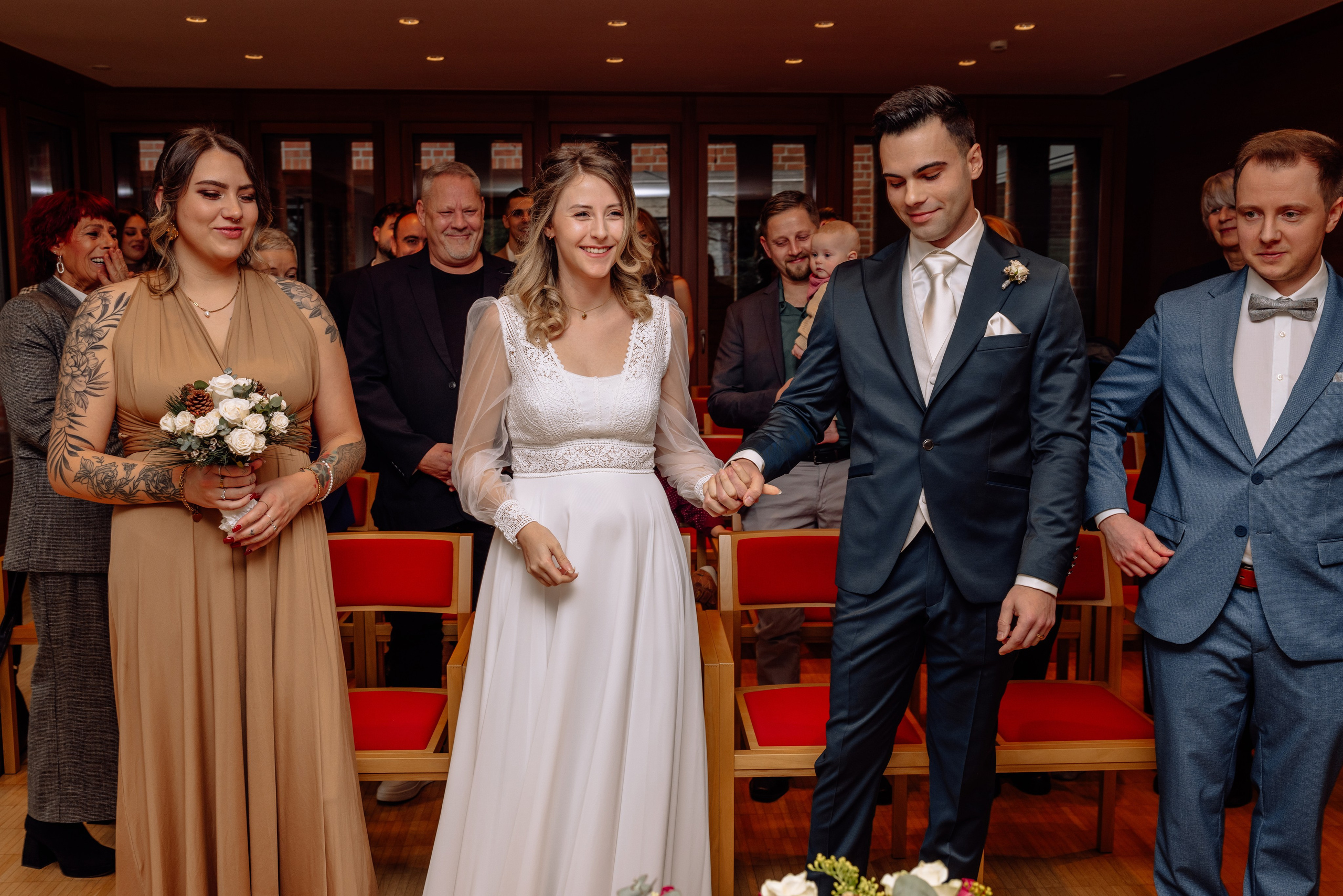 Standesamt in Feldkirchen und Schloss Nymphenburg. Hochzeitsfotograf München Taufe Familienfotograf Tanja Mauke