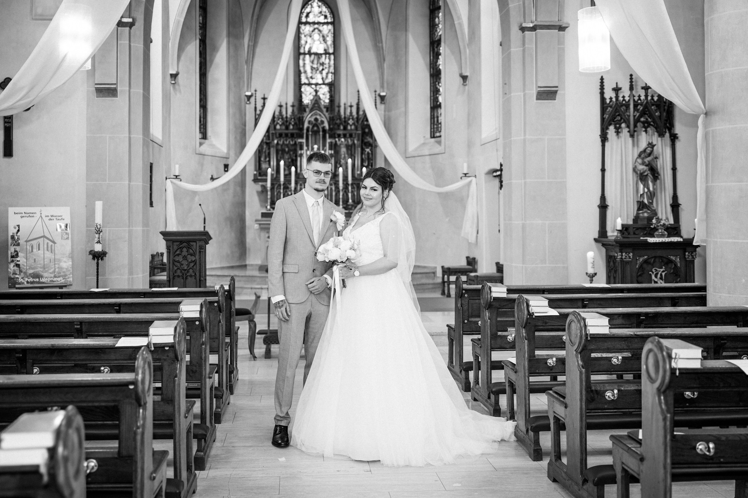 Kirchliche Trauung. Hochzeitfotograf in Bielefeld