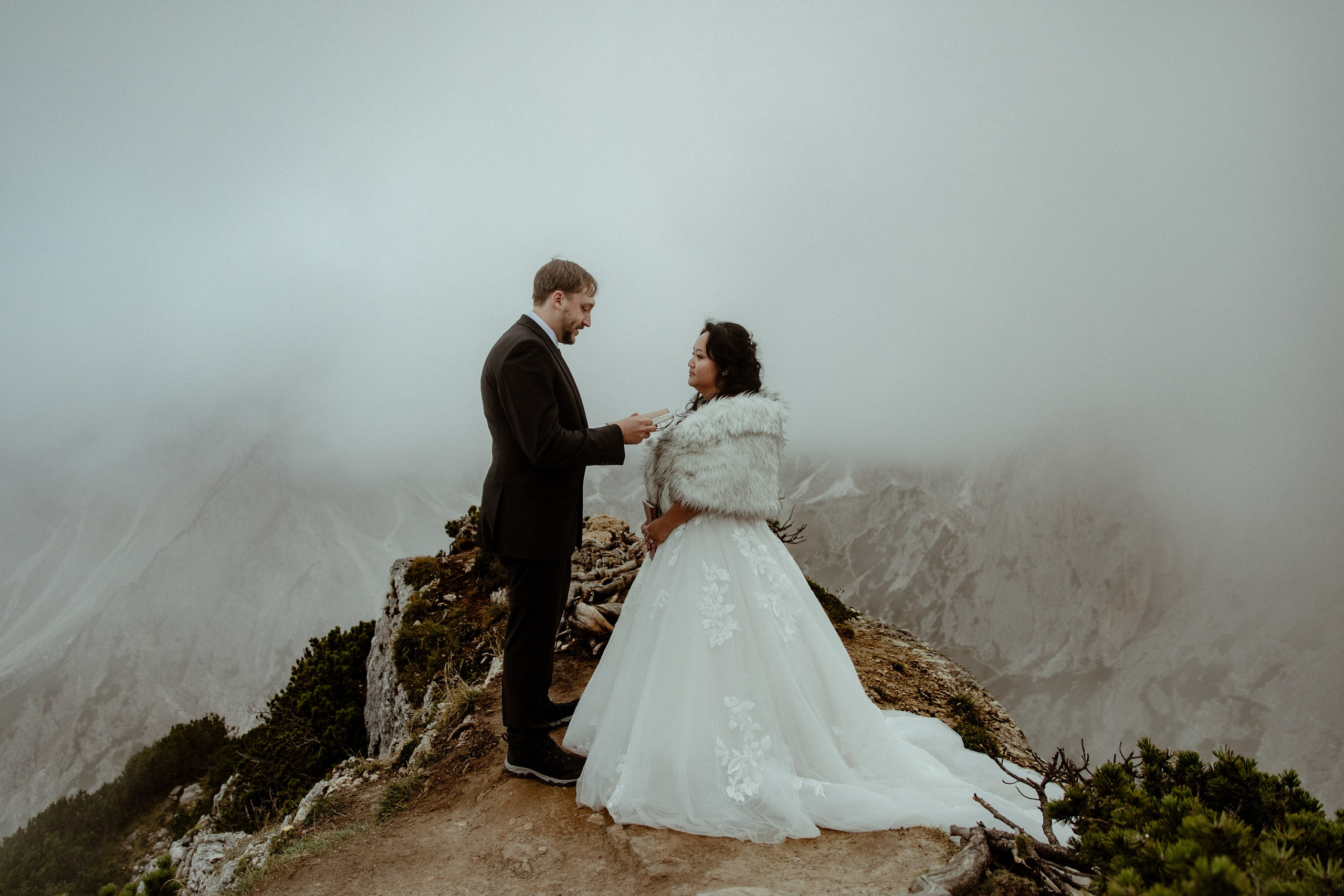 Secret Dolomites elopement at Lago di Braies & Cadini di Misurina | Best place to elope in Italy. Iceland elopement photographer & videographer