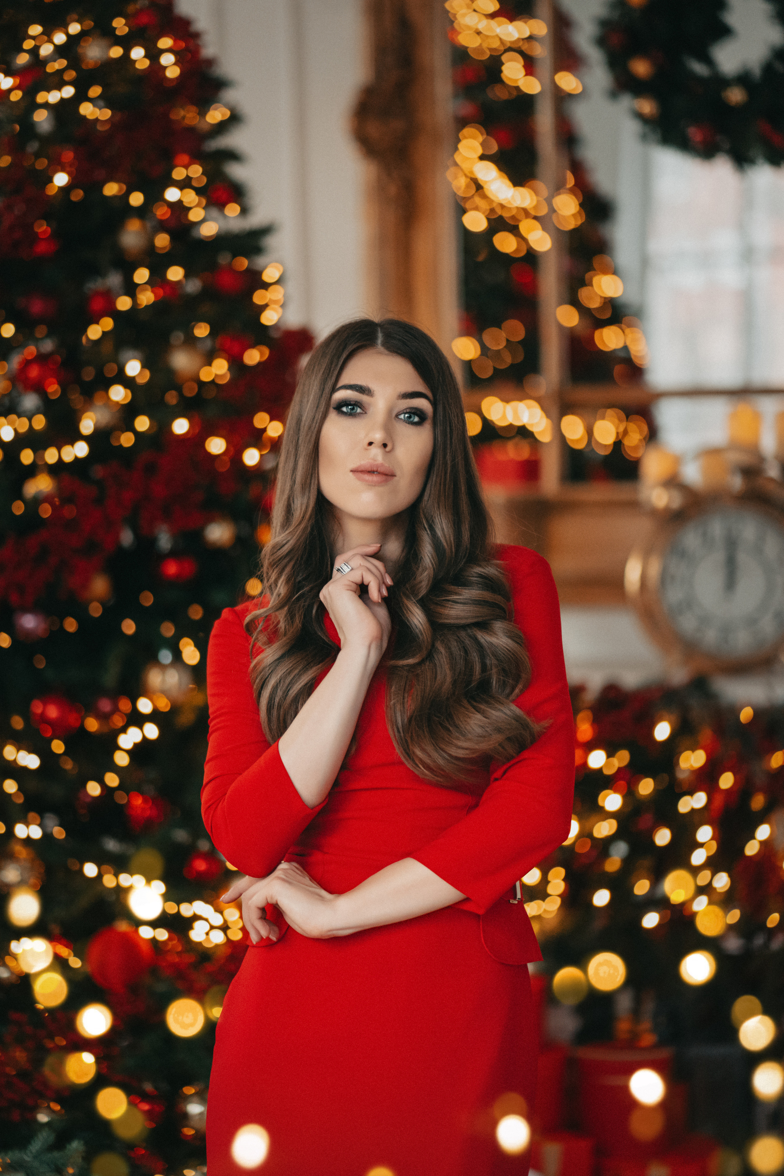 Индивидуальные НГ фотосессии. Женские портреты в Мадриде — естественная красота и свет | Anna Maruleva