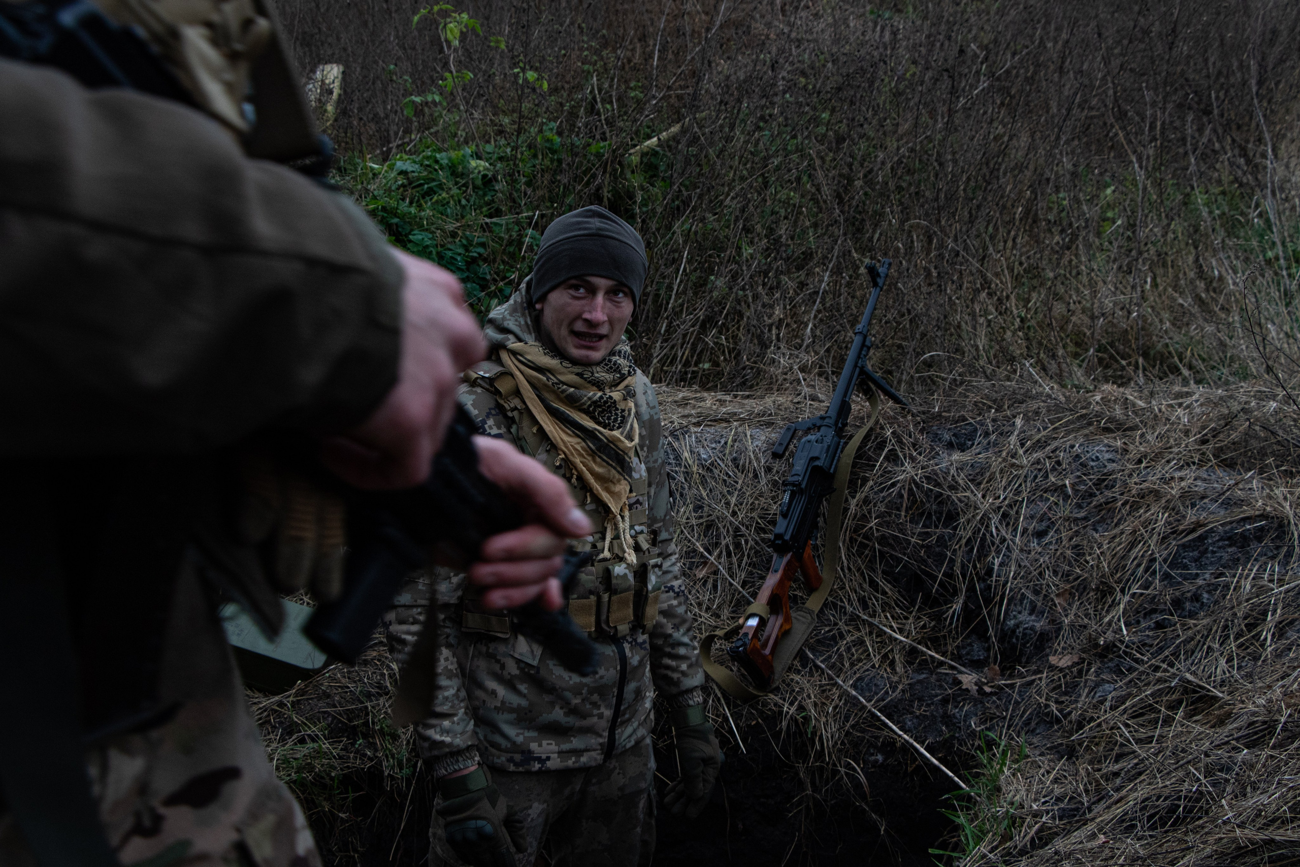Kyiv (Ukraine) 15 novembre 2022. Plus de 100 missiles russes ont été tirés sur l’Ukraine. Riposte contre les drones. La moitié des habitants de Kyiv se sont retrouvés sans électricité.