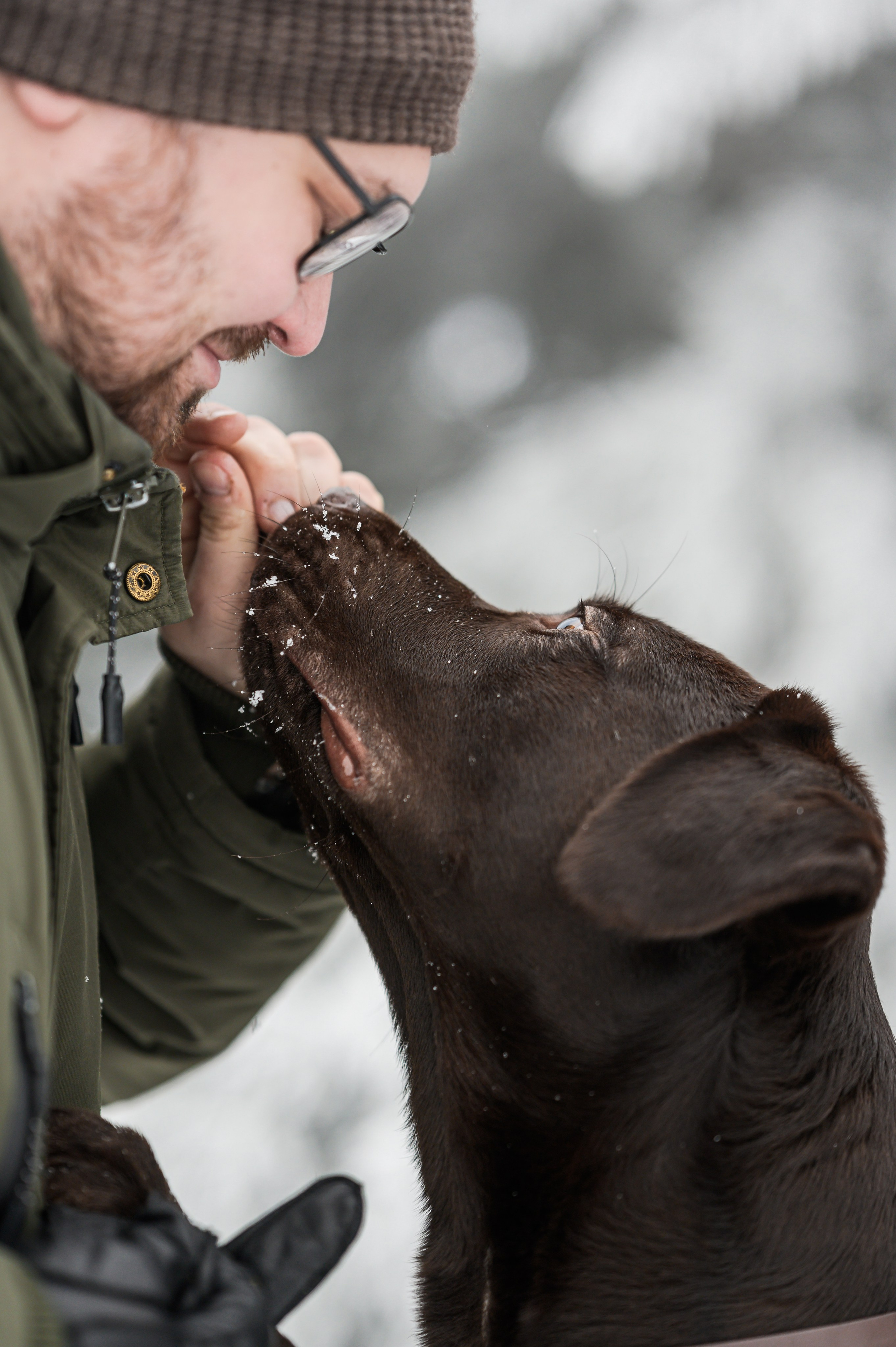 Unvergessliches Winter-Hundeshooting im Erzgebirge. RawPeek